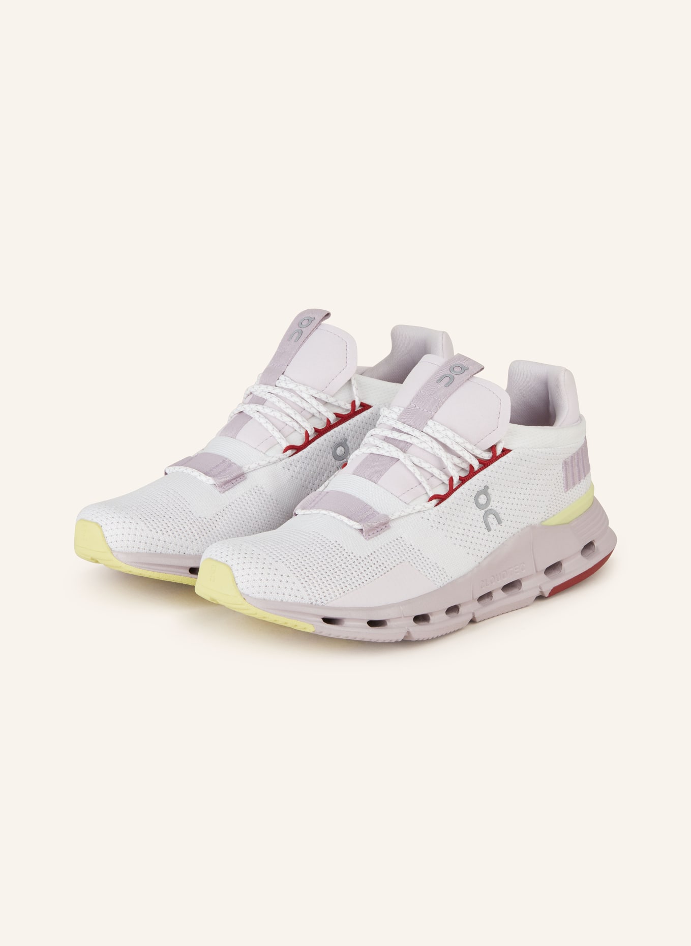 On Sneakers CLOUDNOVA, Color: LIGHT PURPLE/ ROSE (Image 1)