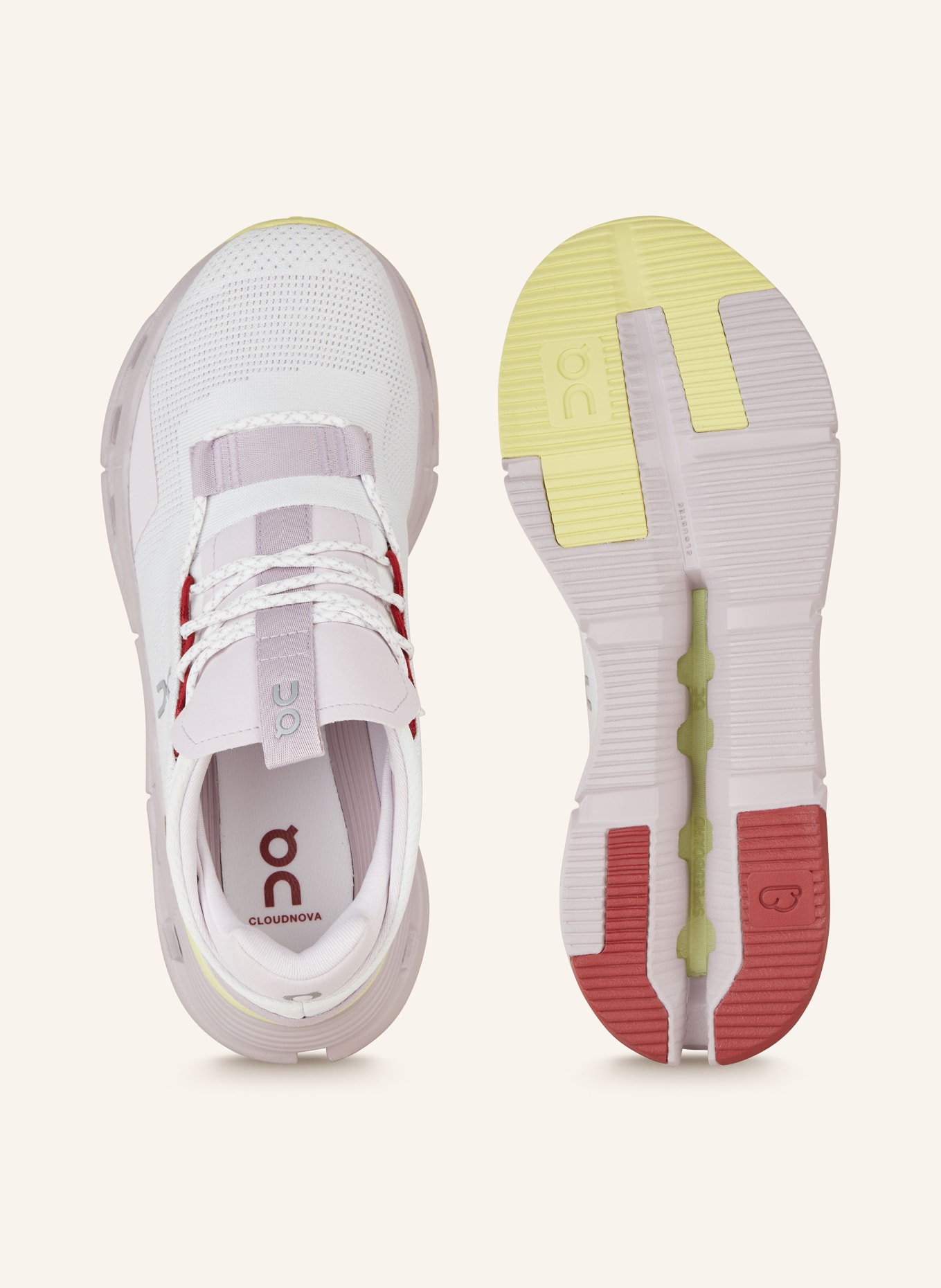 On Sneakers CLOUDNOVA, Color: LIGHT PURPLE/ ROSE (Image 5)
