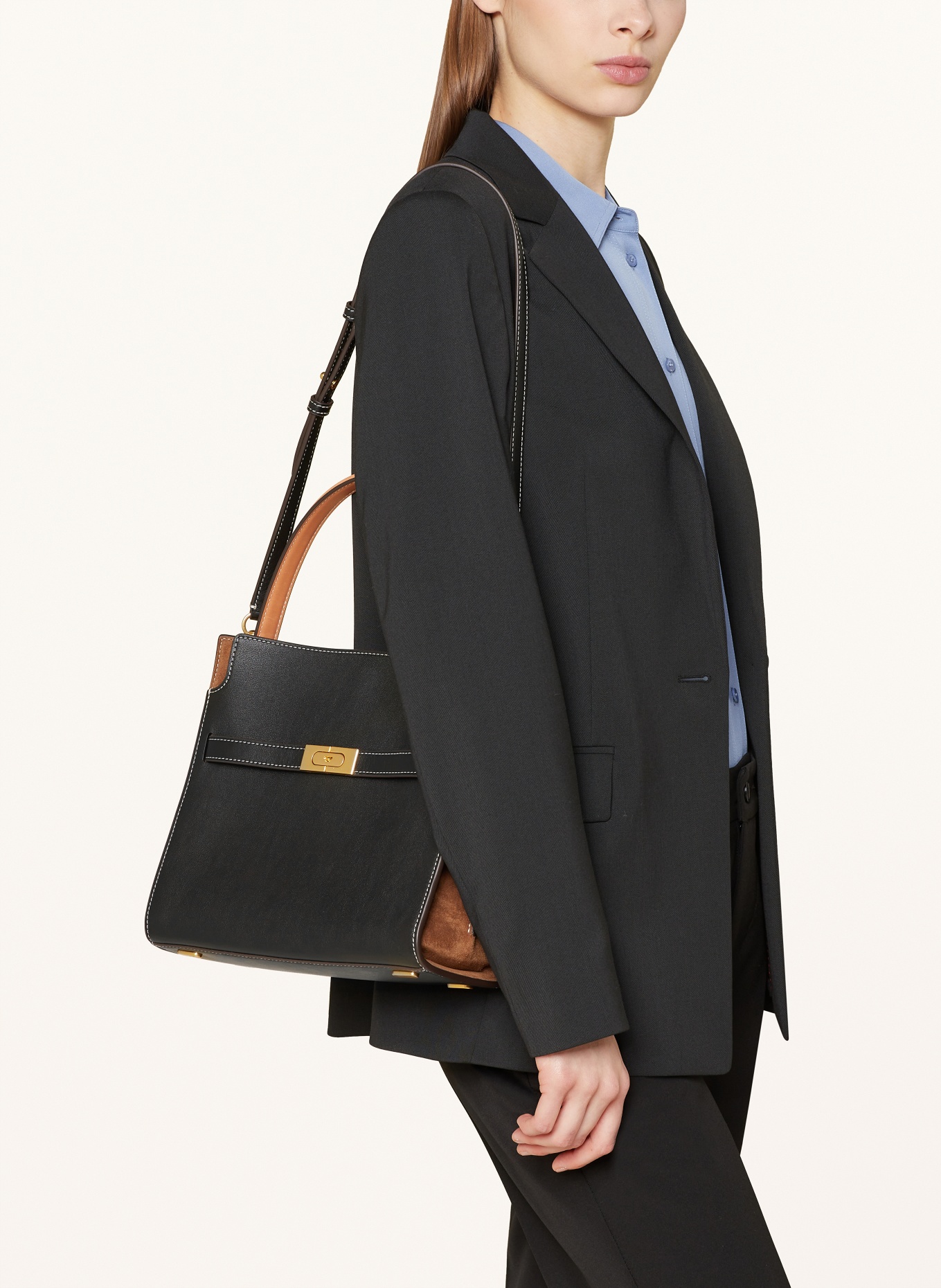 TORY BURCH Handbag LEE RADZIWLL SMALL, Color: BLACK (Image 4)
