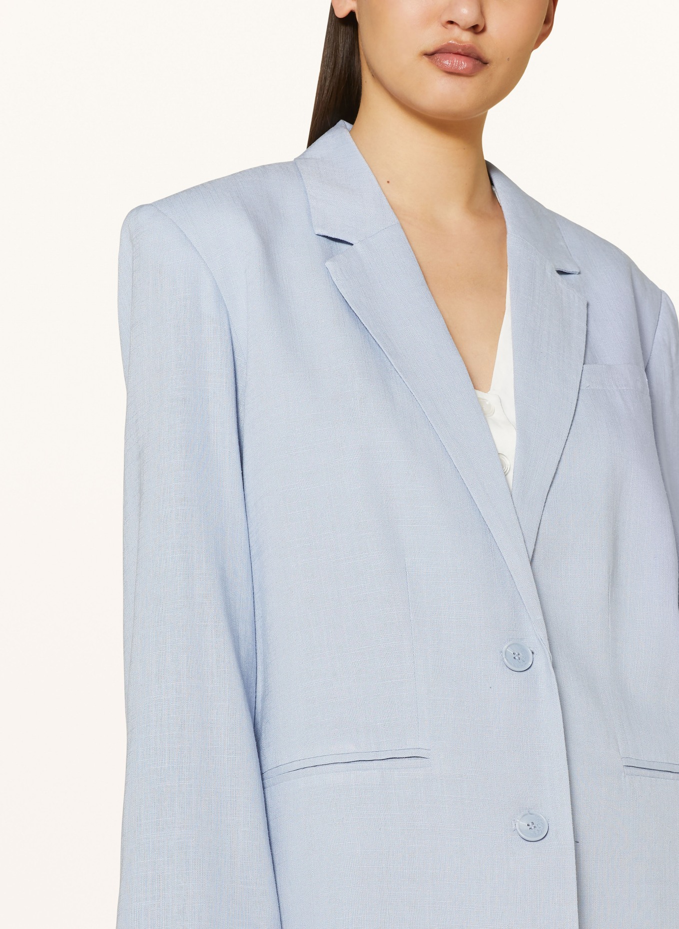 gina tricot Oversized blazer, Color: BLUE GRAY (Image 4)