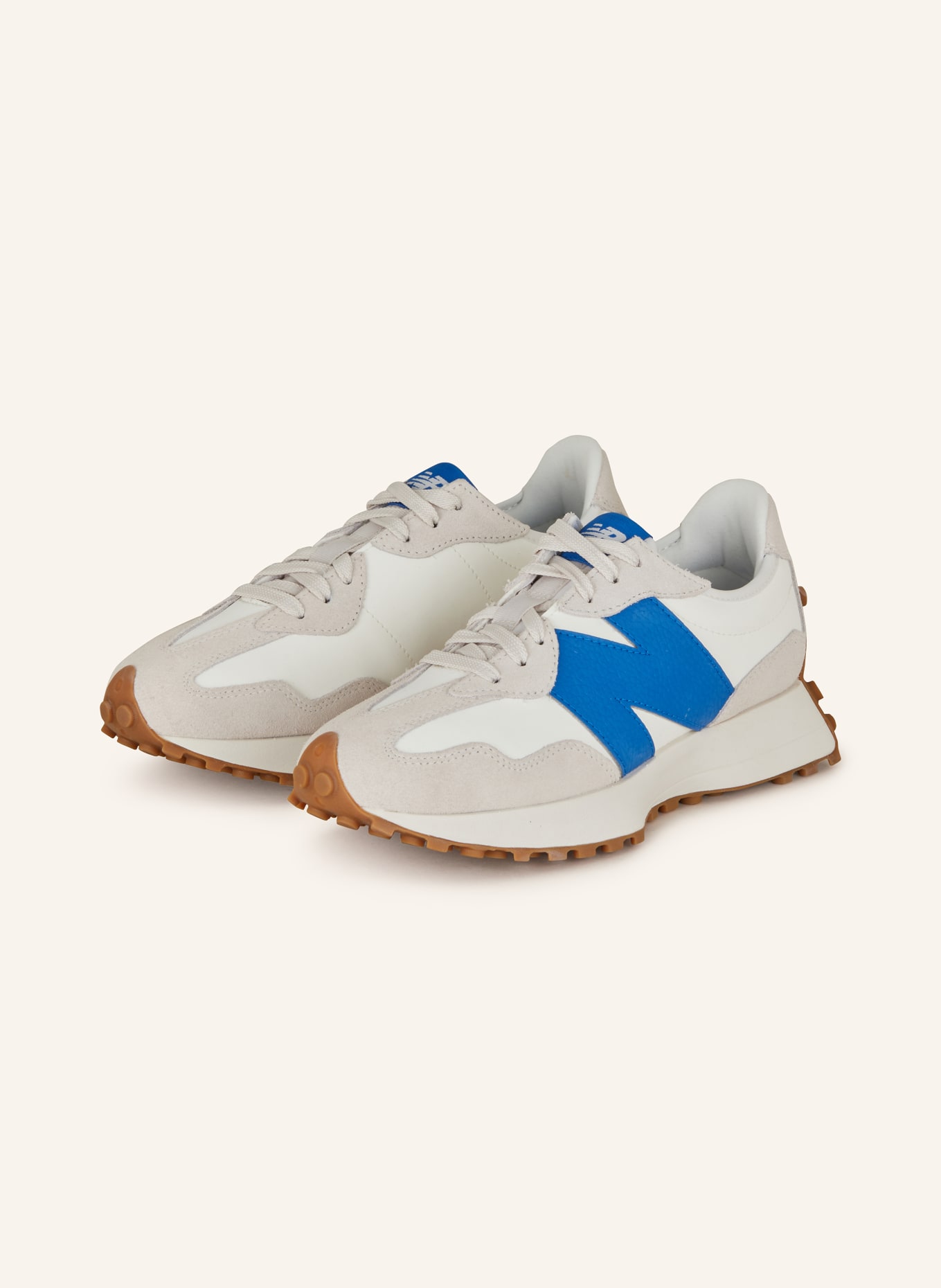 new balance Sneakers 327, Color: WHITE/ LIGHT GRAY/ BLUE (Image 1)