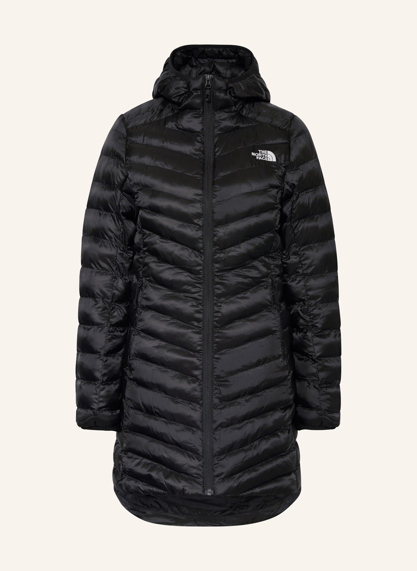 THE NORTH FACE Quilted coat HUILA, Color: BLACK (Image 1)