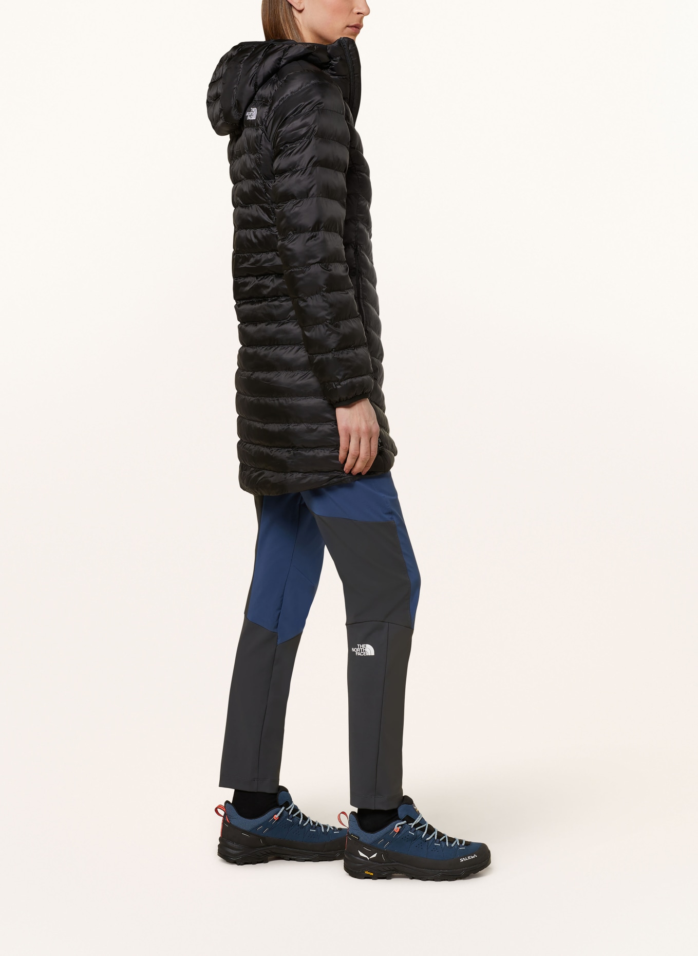 THE NORTH FACE Quilted coat HUILA, Color: BLACK (Image 4)