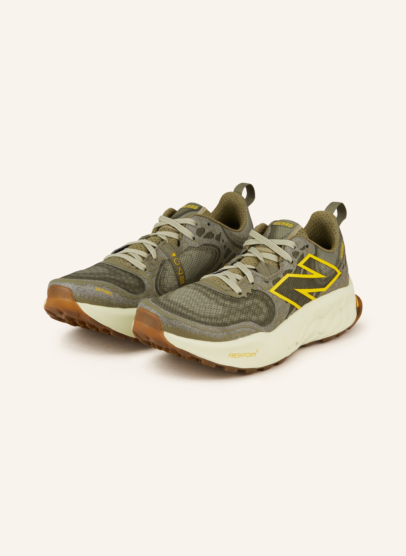 new balance Trail running shoes FRESH FOAM X HIERRO V8, Color: OLIVE (Image 1)