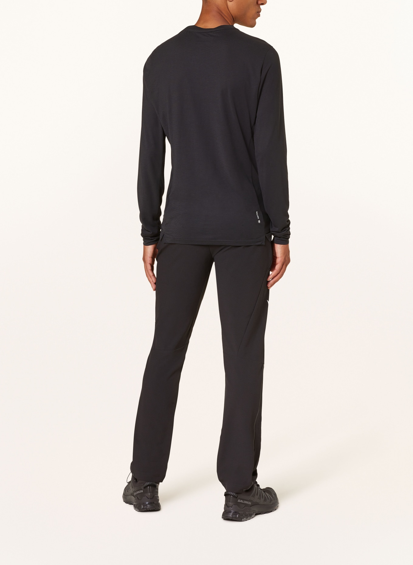 SALEWA Long sleeve shirt PUEZ DRY'TON, Color: BLACK (Image 3)