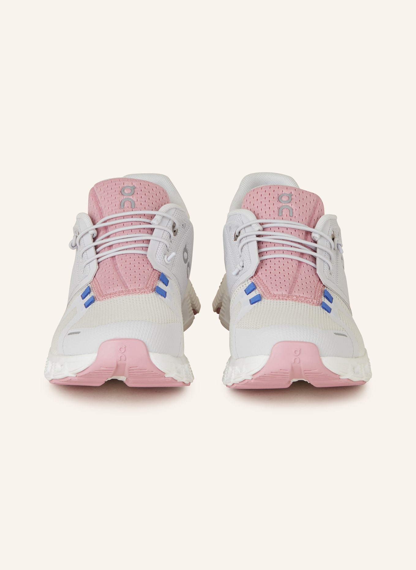 On Sneakers CLOUD 5 PUSH, Color: LIGHT GRAY/ PINK (Image 3)