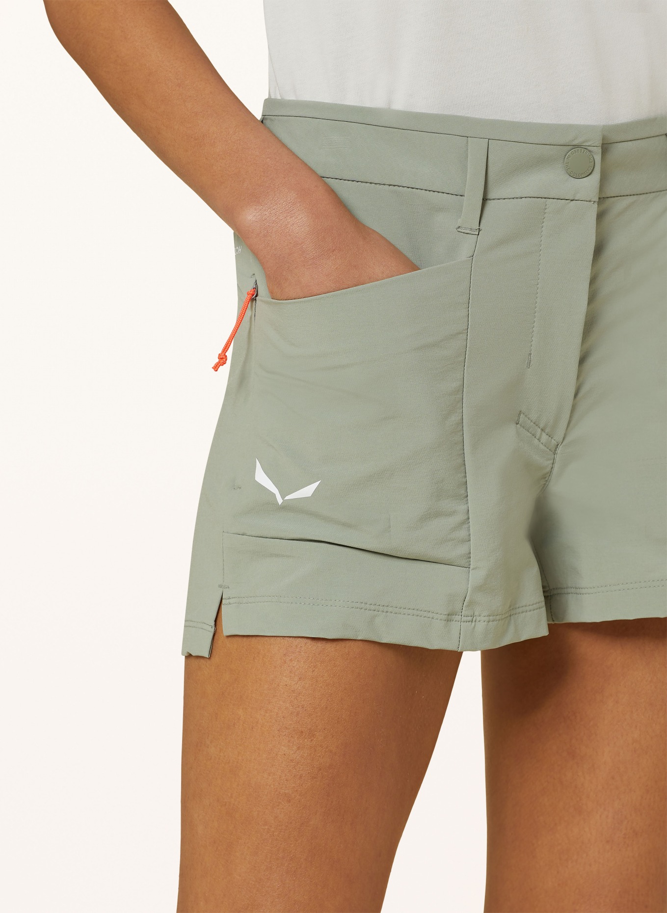 SALEWA Trekking shorts PUEZ, Color: OLIVE (Image 5)