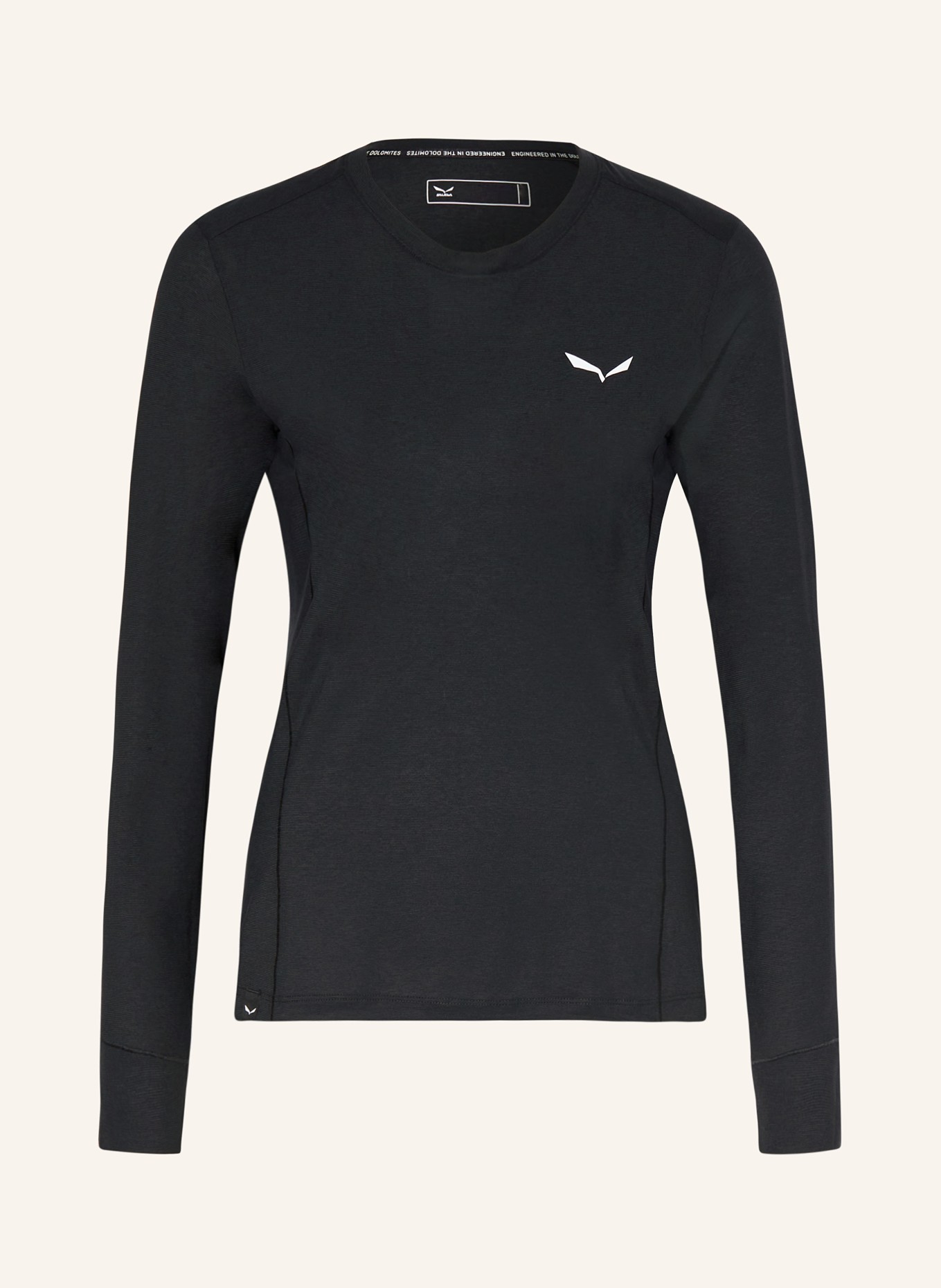 SALEWA Long sleeve shirt PUEZ DRY'TON, Color: BLACK (Image 1)