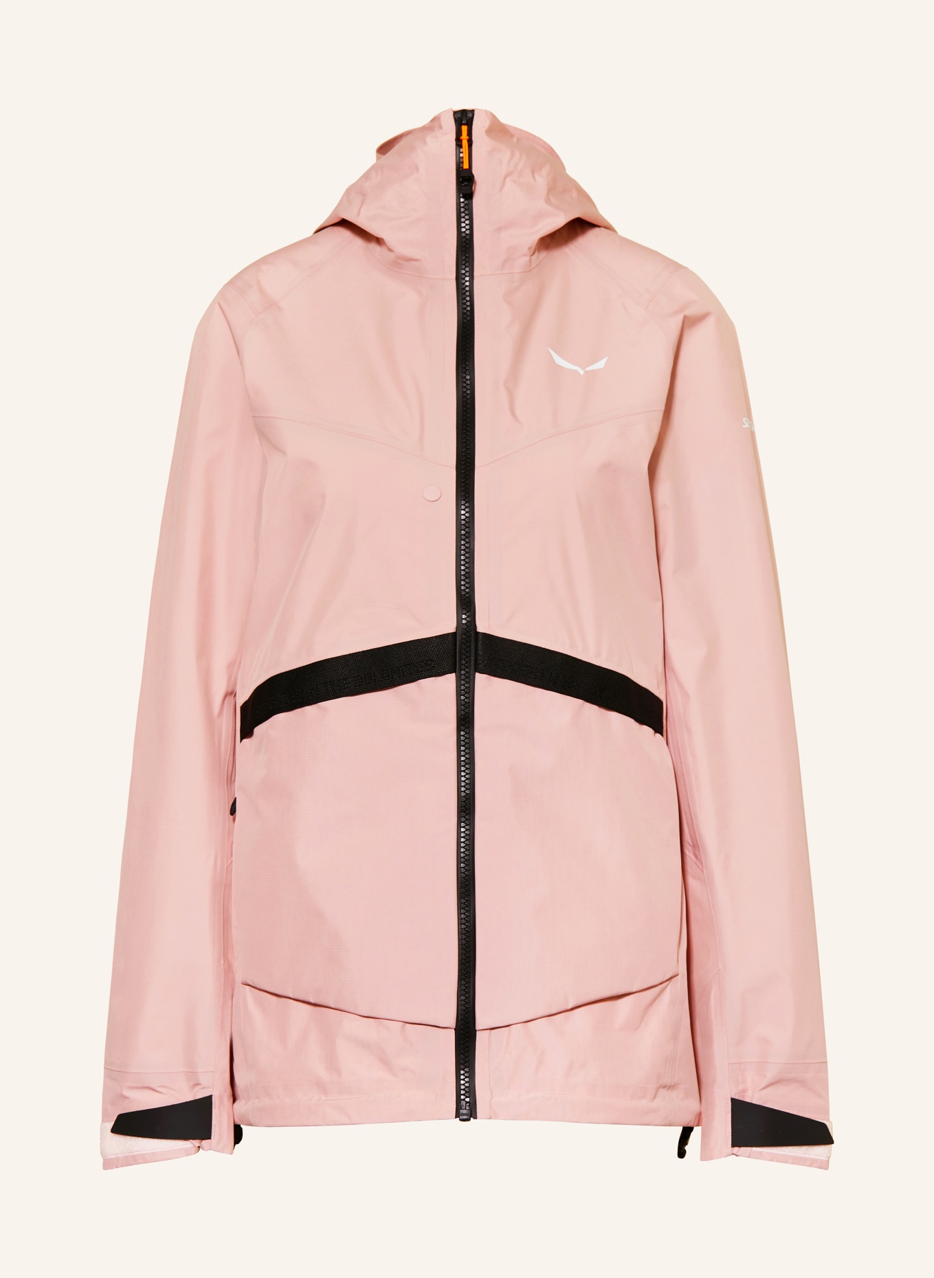 SALEWA Hardshell jacket PUEZ POWERTEX, Color: ROSE (Image 1)