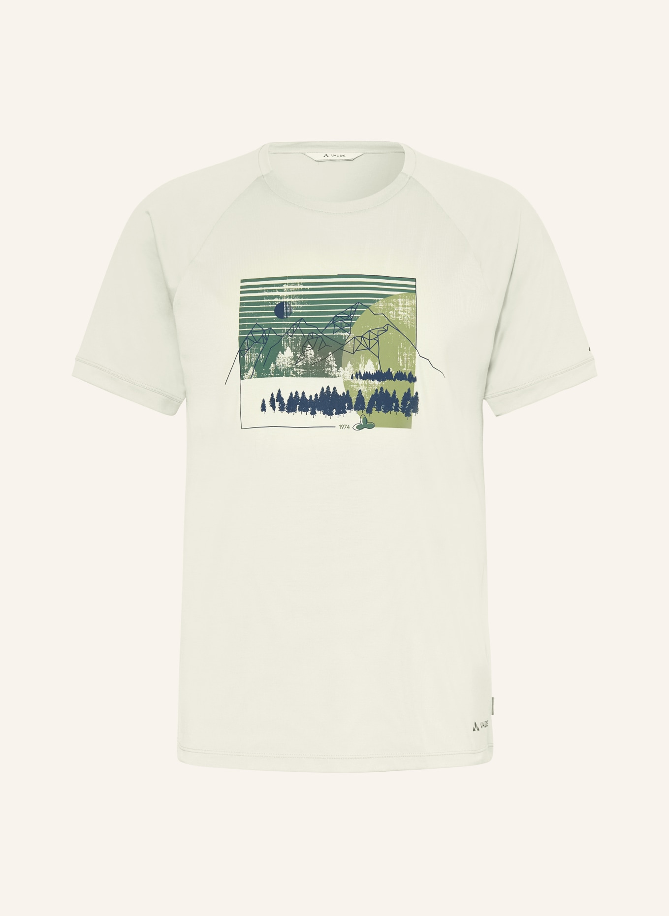 VAUDE T-shirt GLEANN, Kolor: JASNOZIELONY/ CIEMNOZIELONY/ CZARNY (Obrazek 1)