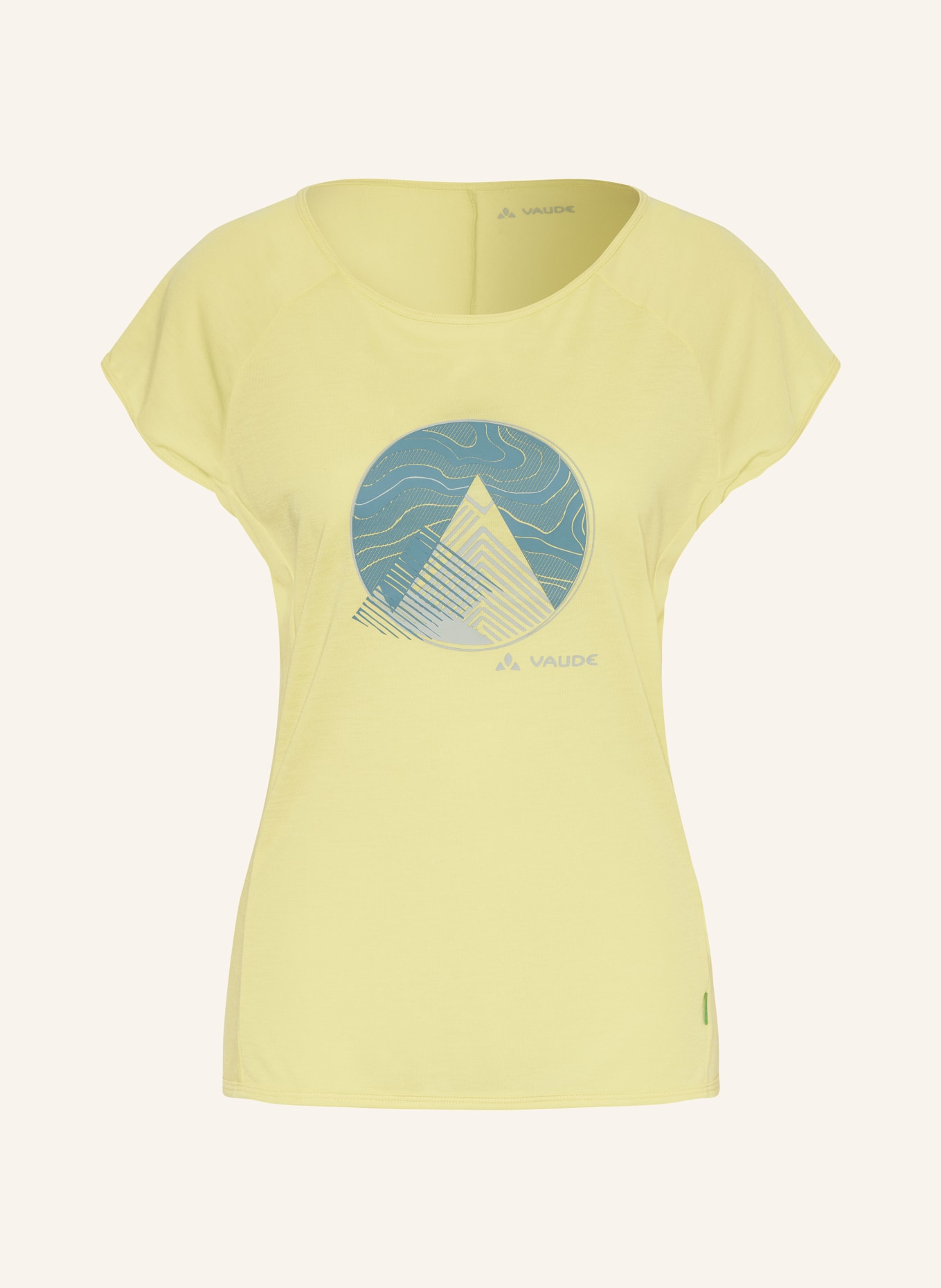 VAUDE T-shirt TEKOA II, Color: YELLOW (Image 1)