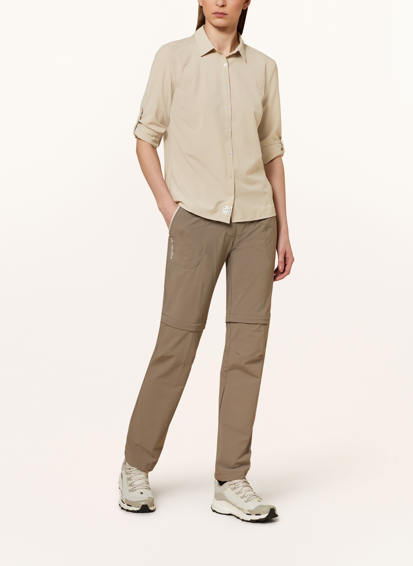 VAUDE Outdoor blouse ROSEMOOR, Color: BEIGE (Image 2)