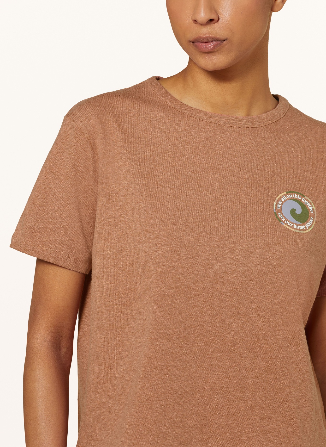 patagonia T-shirt UNITY FITZ, Color: BROWN (Image 4)