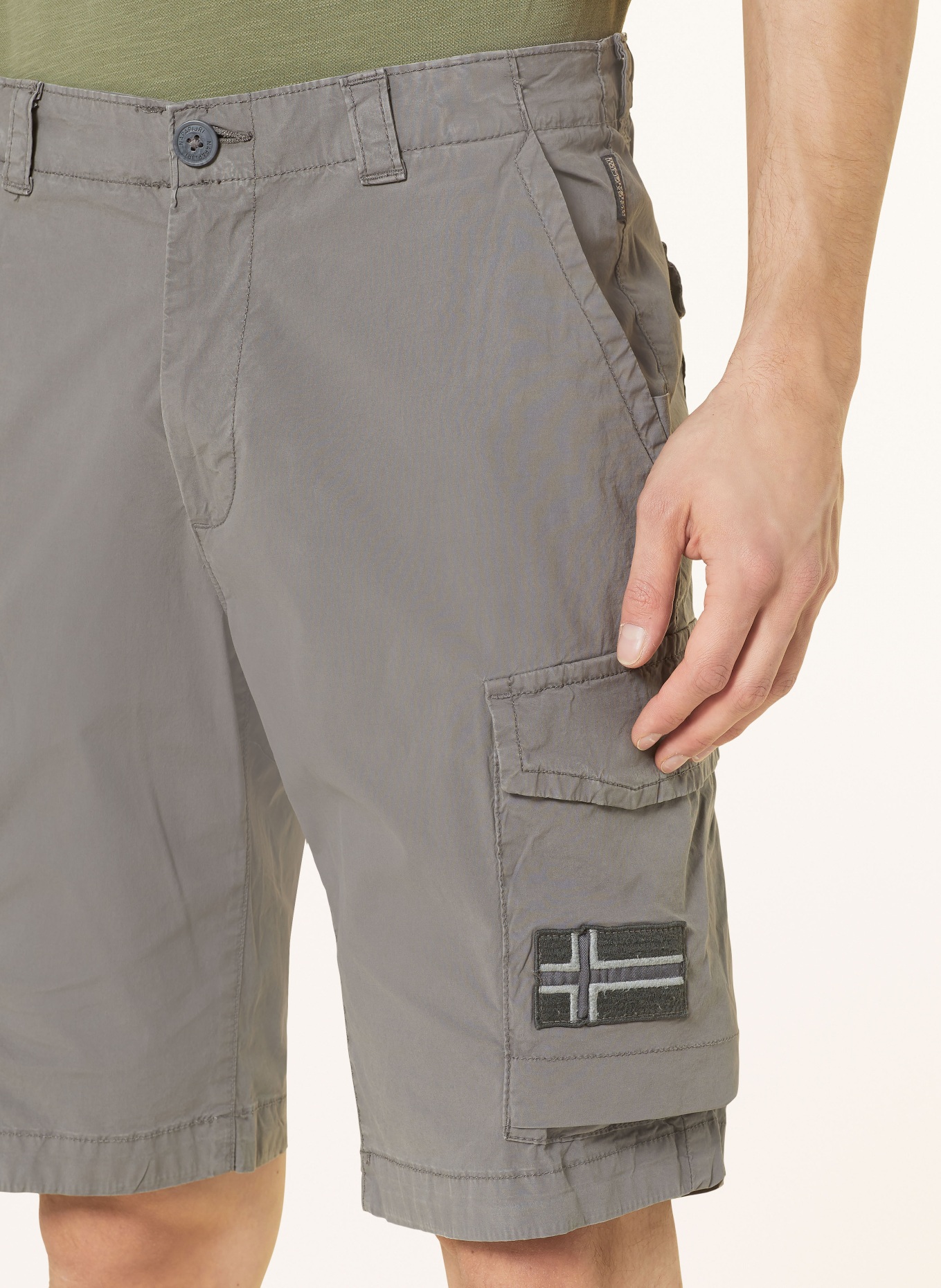 NAPAPIJRI Cargo shorts HORTON, Color: GRAY (Image 5)