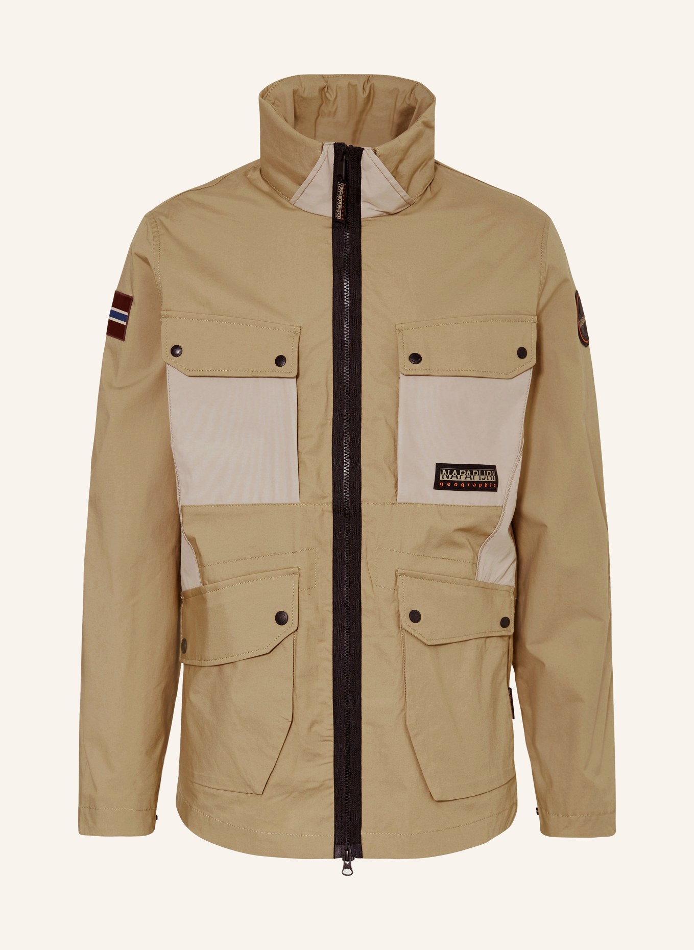 NAPAPIJRI Field jacket A-TEPEES, Color: BEIGE/ CREAM (Image 1)