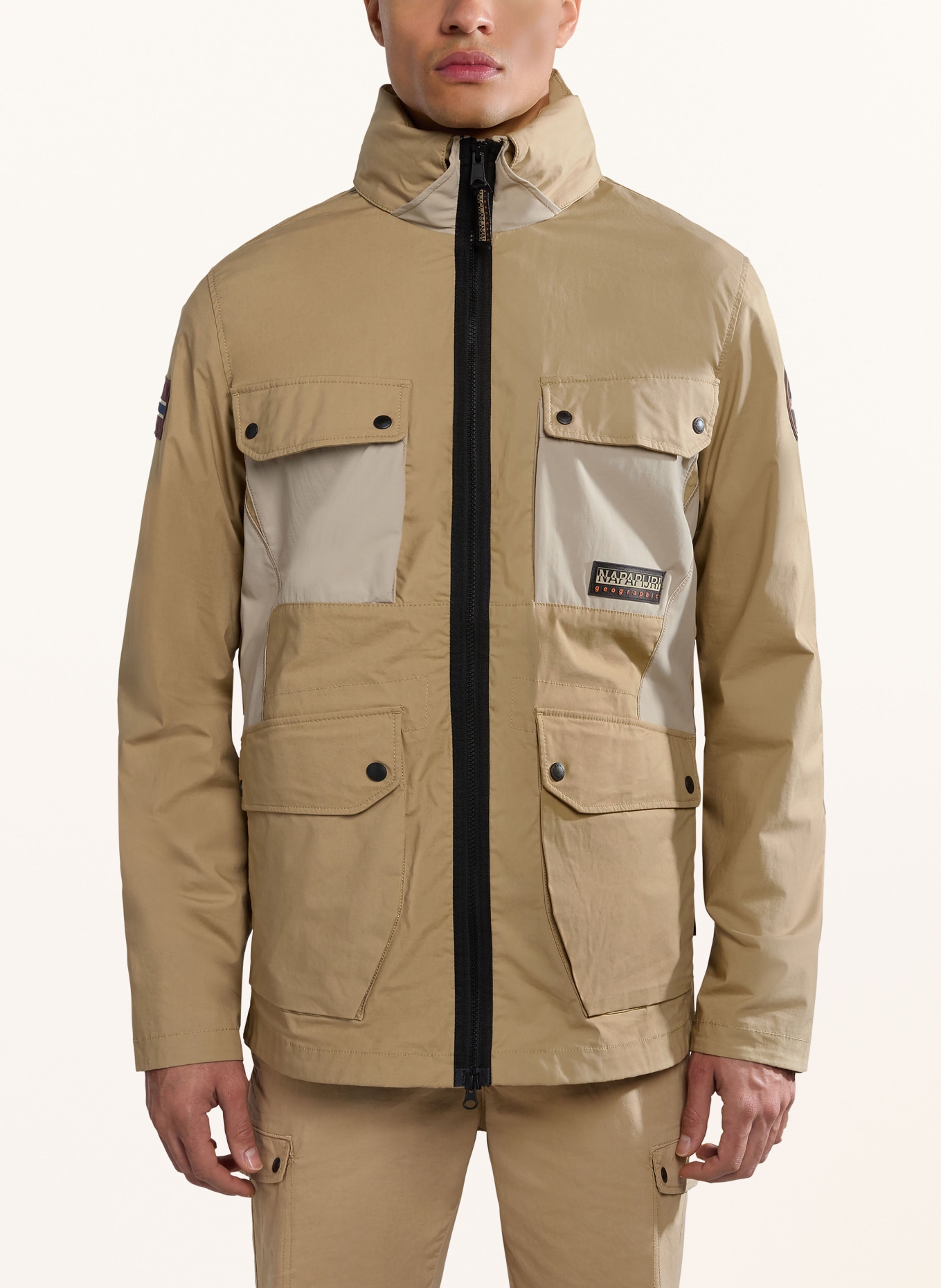 NAPAPIJRI Field jacket A-TEPEES, Color: BEIGE/ CREAM (Image 2)