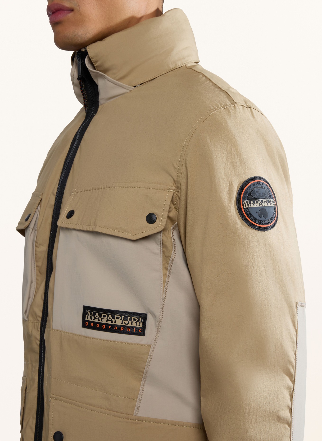 NAPAPIJRI Field jacket A-TEPEES, Color: BEIGE/ CREAM (Image 4)