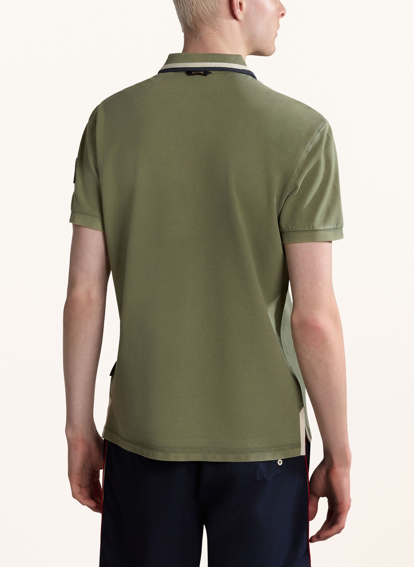 NAPAPIJRI Piqué-Poloshirt GANDY 4, Farbe: KHAKI (Bild 3)