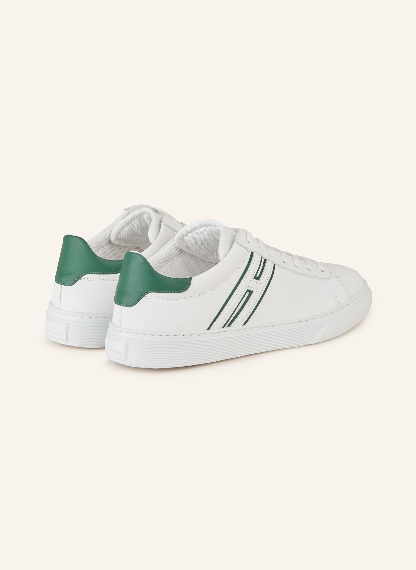 HOGAN Sneakers H365, Color: WHITE/ GREEN (Image 2)