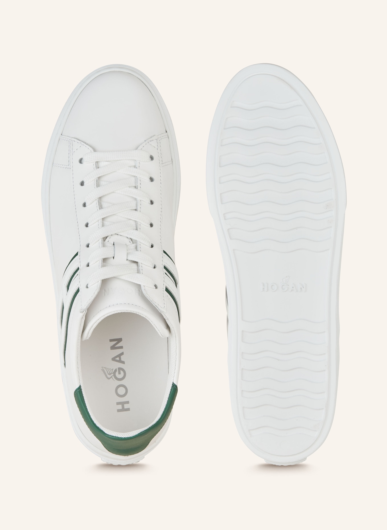 HOGAN Sneakers H365, Color: WHITE/ GREEN (Image 5)