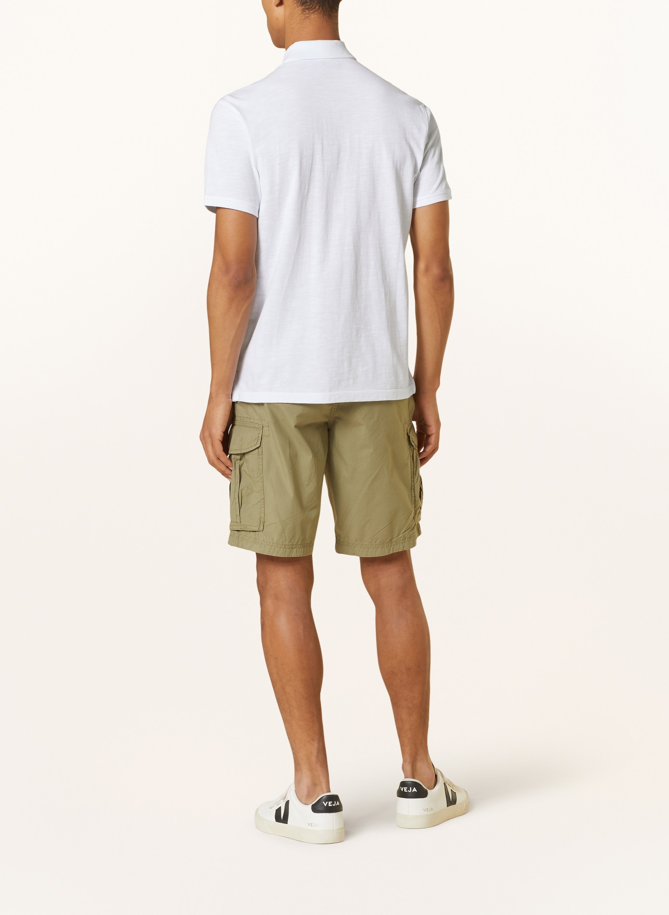 NAPAPIJRI Piqué polo shirt EBEA, Color: WHITE (Image 3)