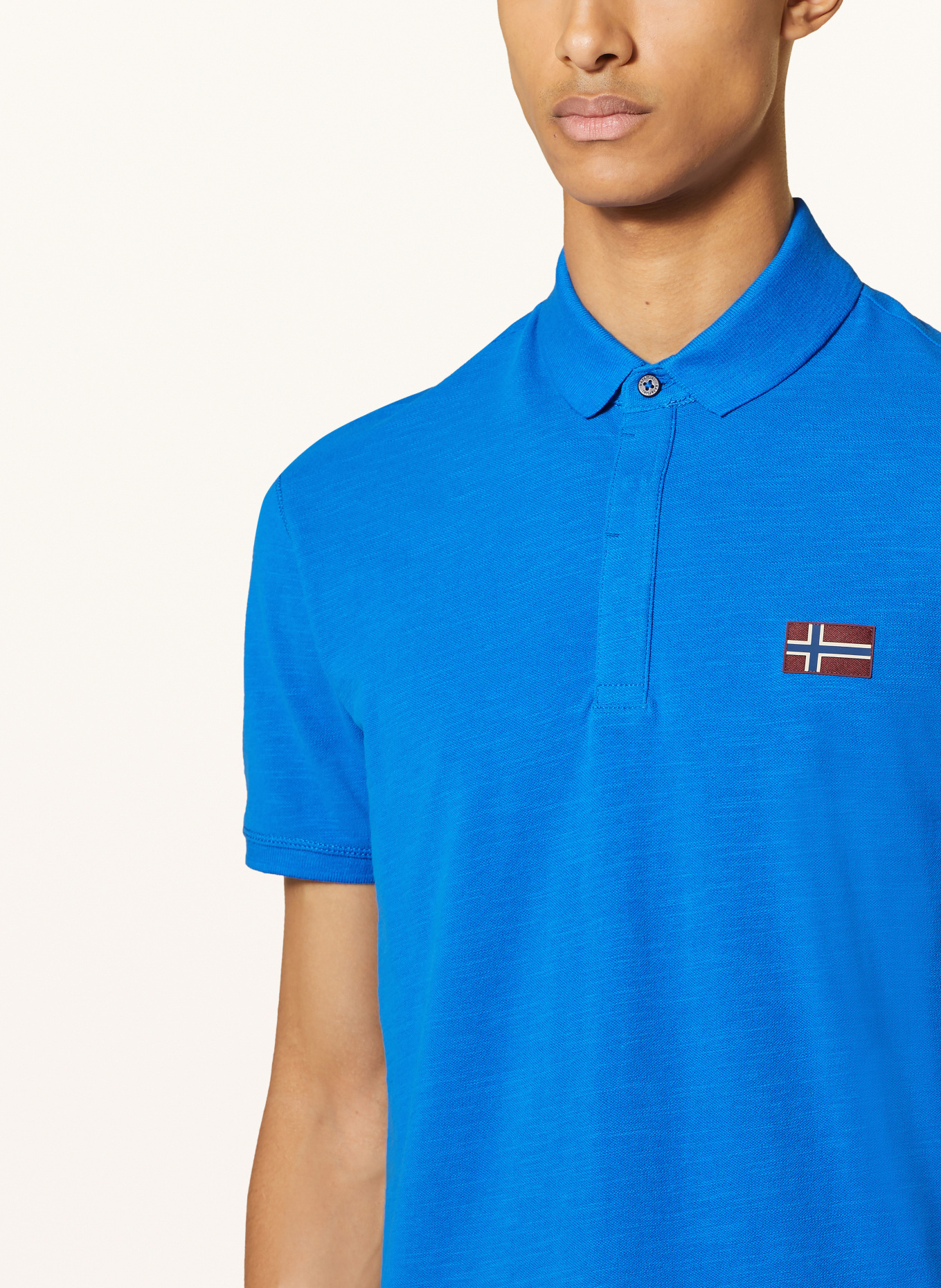 NAPAPIJRI Piqué-Poloshirt EBEA, Farbe: BLAU (Bild 4)