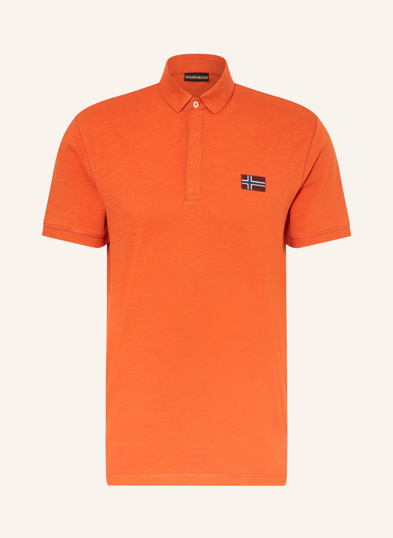 NAPAPIJRI Piqué-Poloshirt EBEA: ORANGE