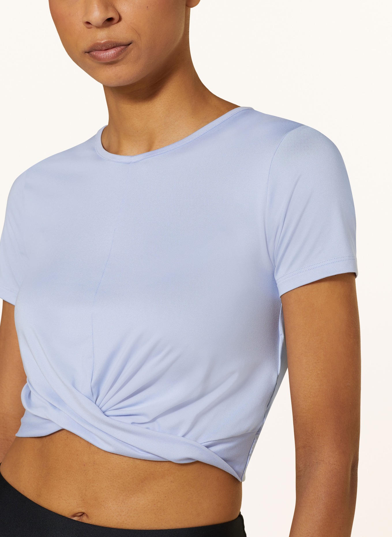 UNDER ARMOUR Cropped shirt MOTION, Color: LIGHT PURPLE (Image 4)
