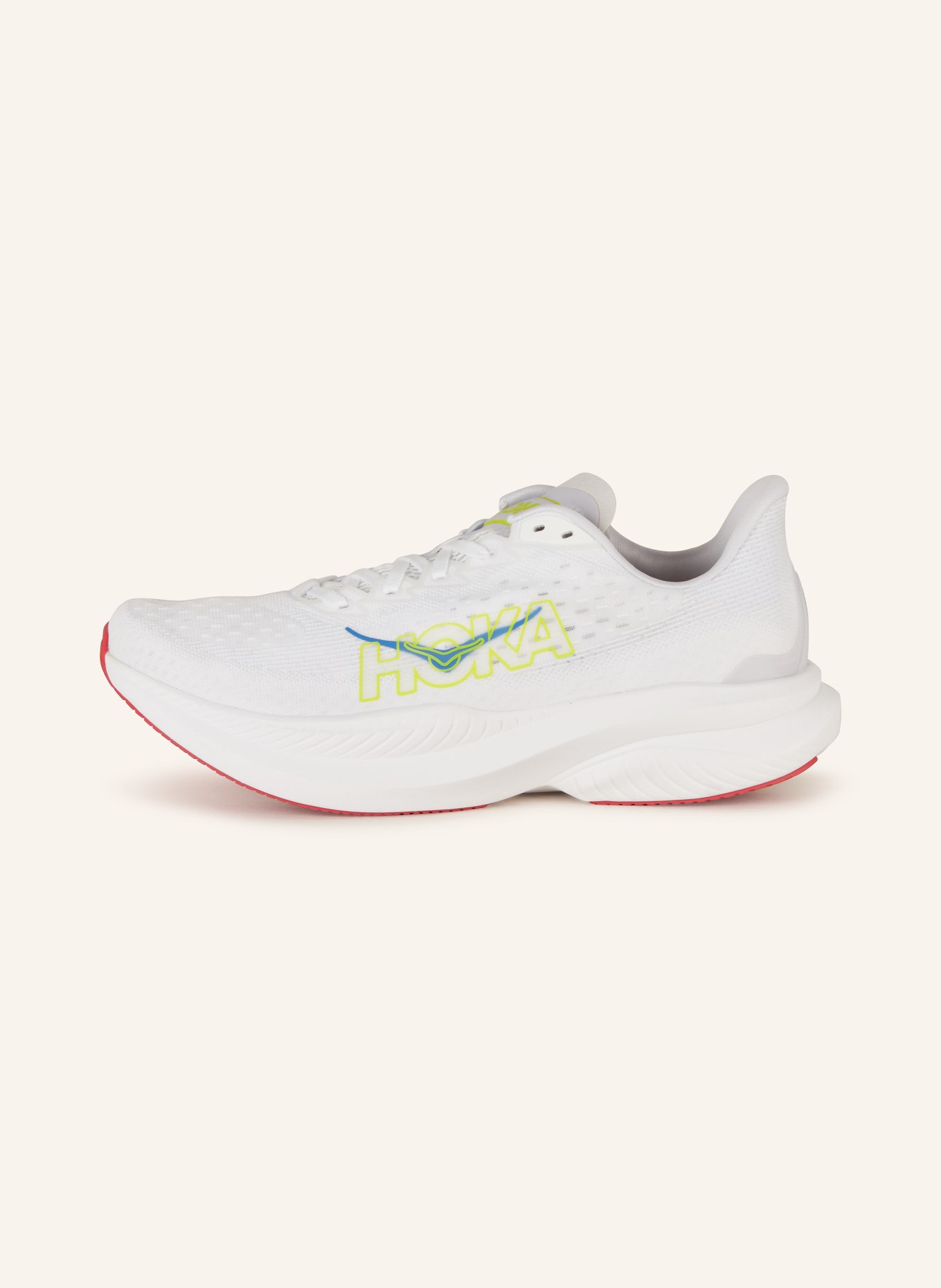 HOKA Running shoes MACH 6, Color: WHITE/ YELLOW (Image 4)