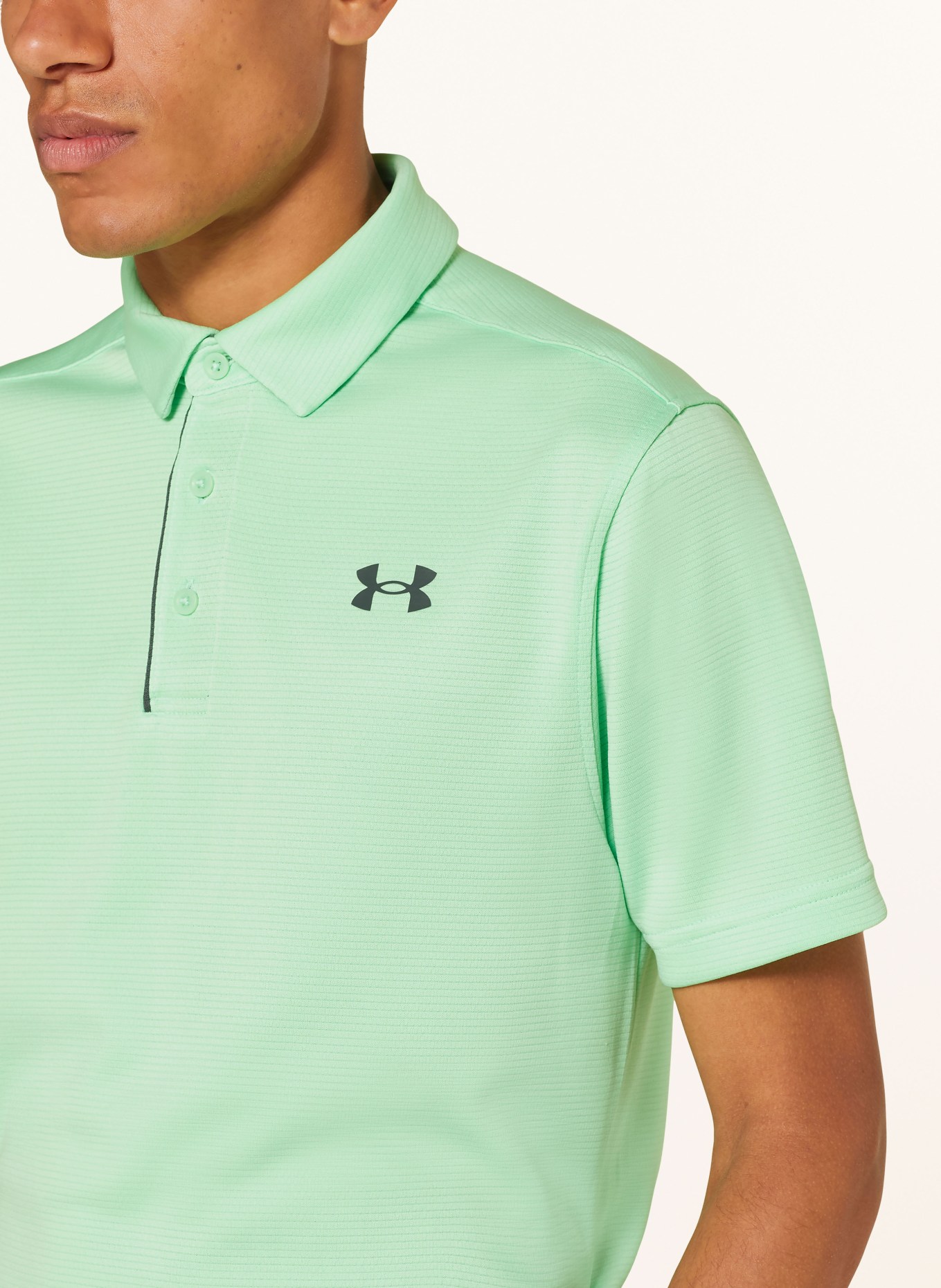 UNDER ARMOUR Performance polo shirt, Color: 350 Matrix Green (Image 4)