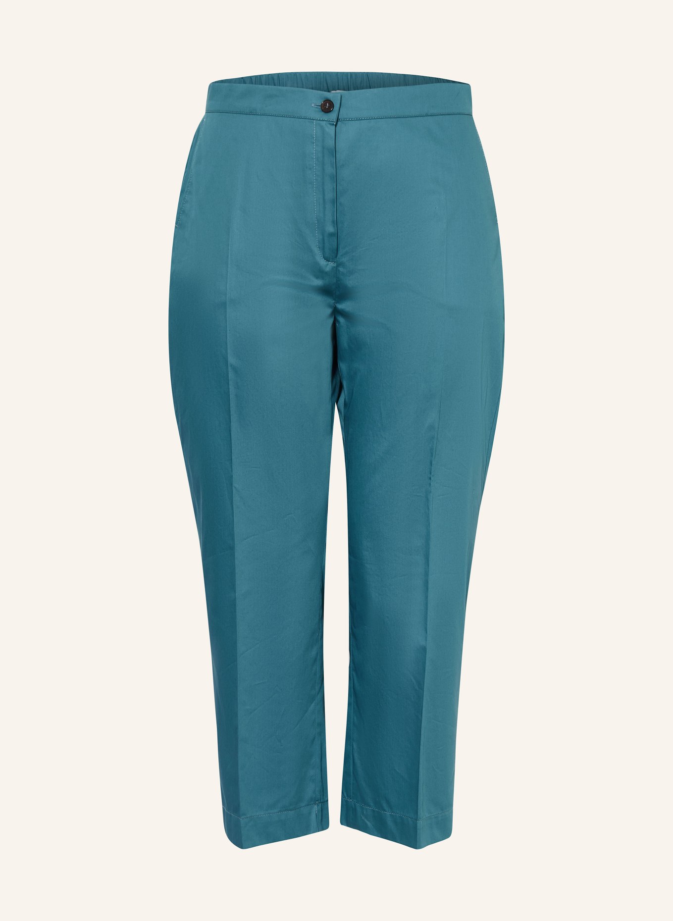 MARINA RINALDI VOYAGE 7/8 wide leg trousers, Color: TEAL (Image 1)