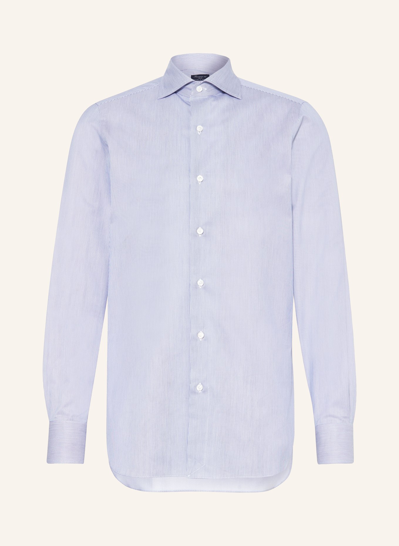 FINAMORE 1925 Shirt EDUARDO Regular Fit, Color: DARK BLUE/ WHITE (Image 1)