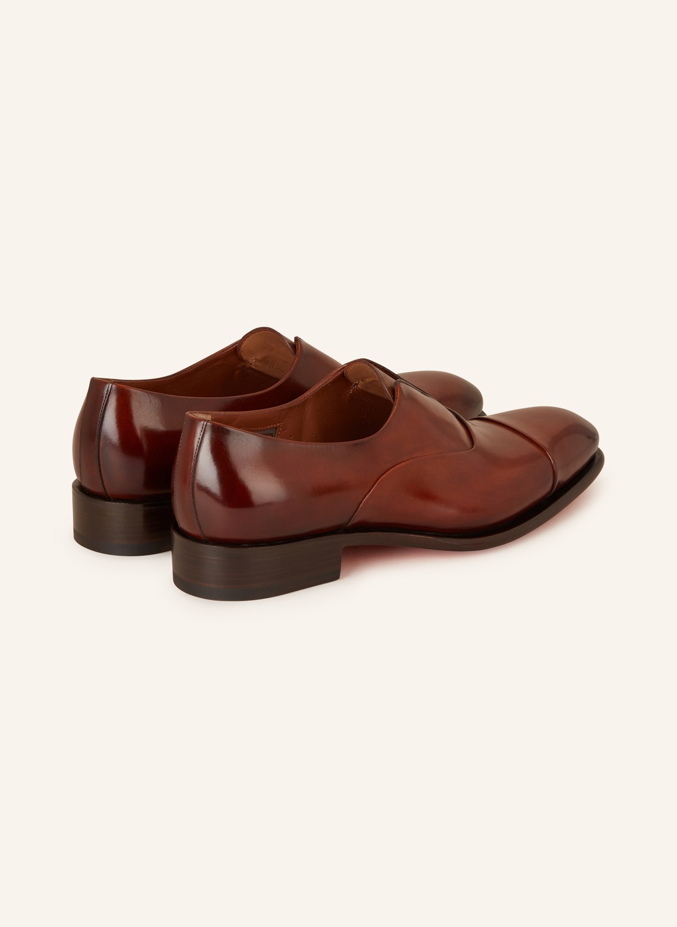 Santoni Pantofle CARTER, Kolor: BRĄZOWY (Obrazek 2)