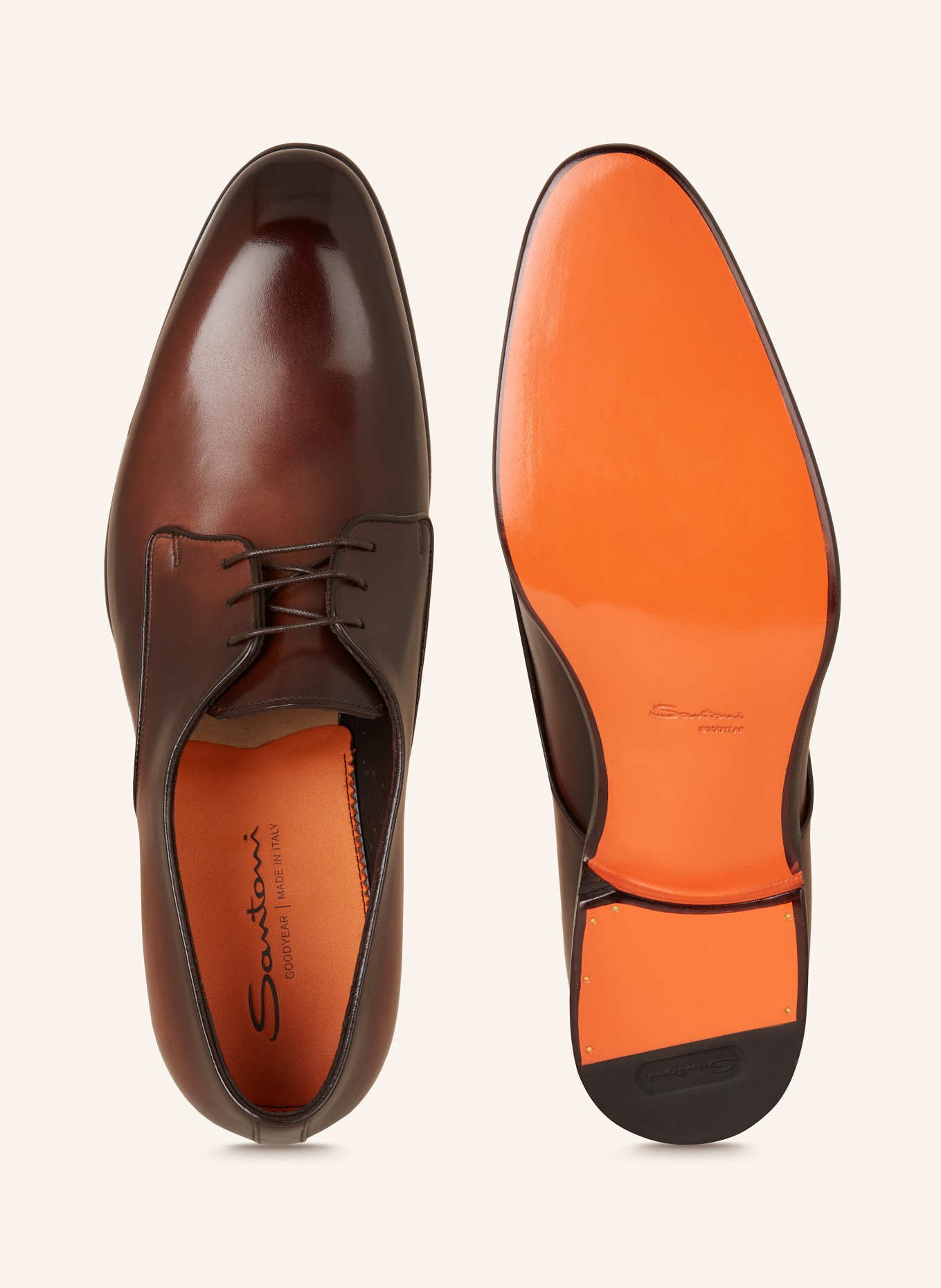 Santoni Lace-up shoes CARTER, Color: DARK BROWN (Image 5)