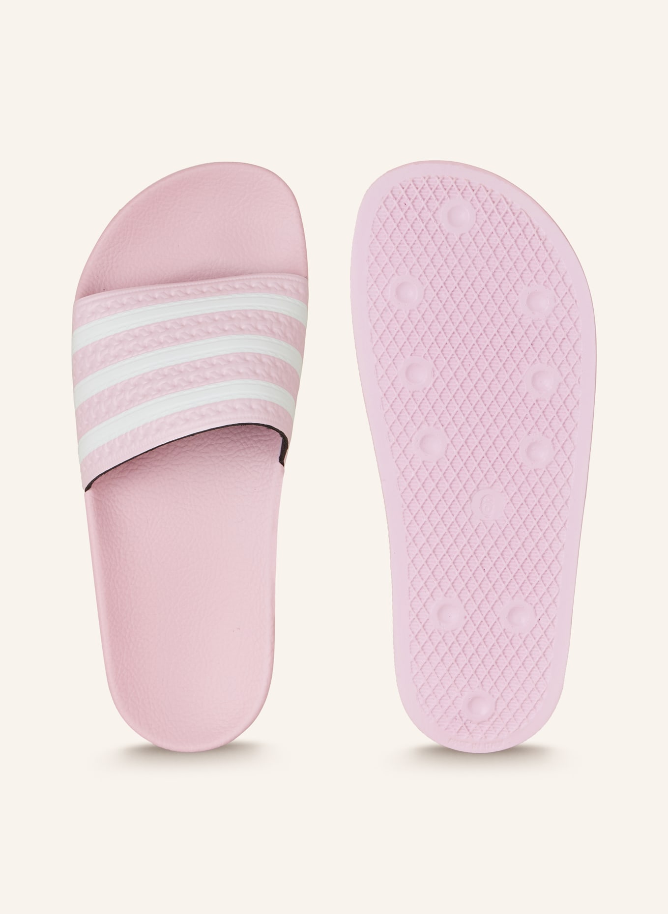 adidas Originals Pantoletten ADILETTE in rosa weiss