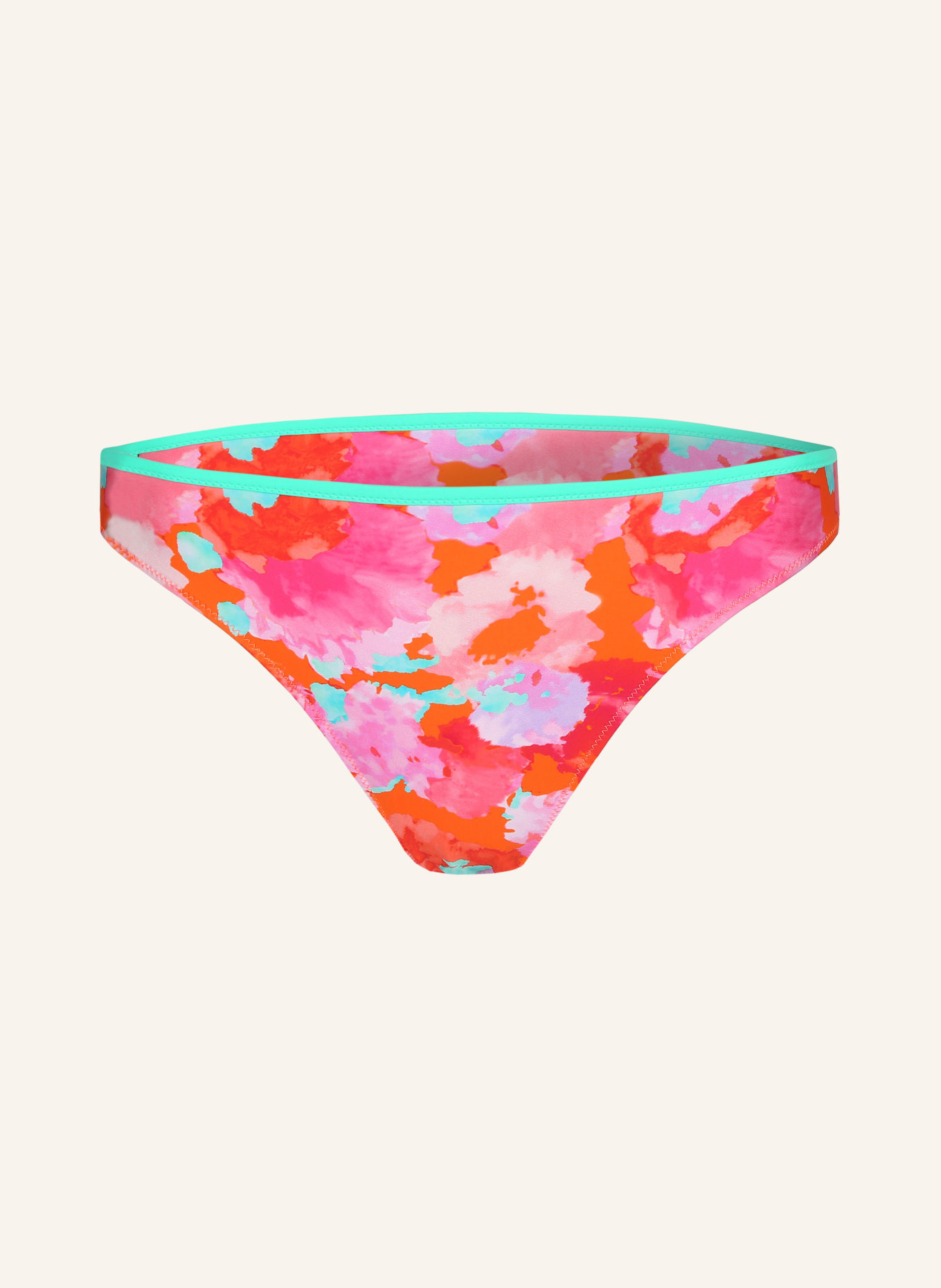 MARIE JO Basic bikini bottoms APOLLONIS, Color: ORANGE/ RED/ PINK (Image 1)