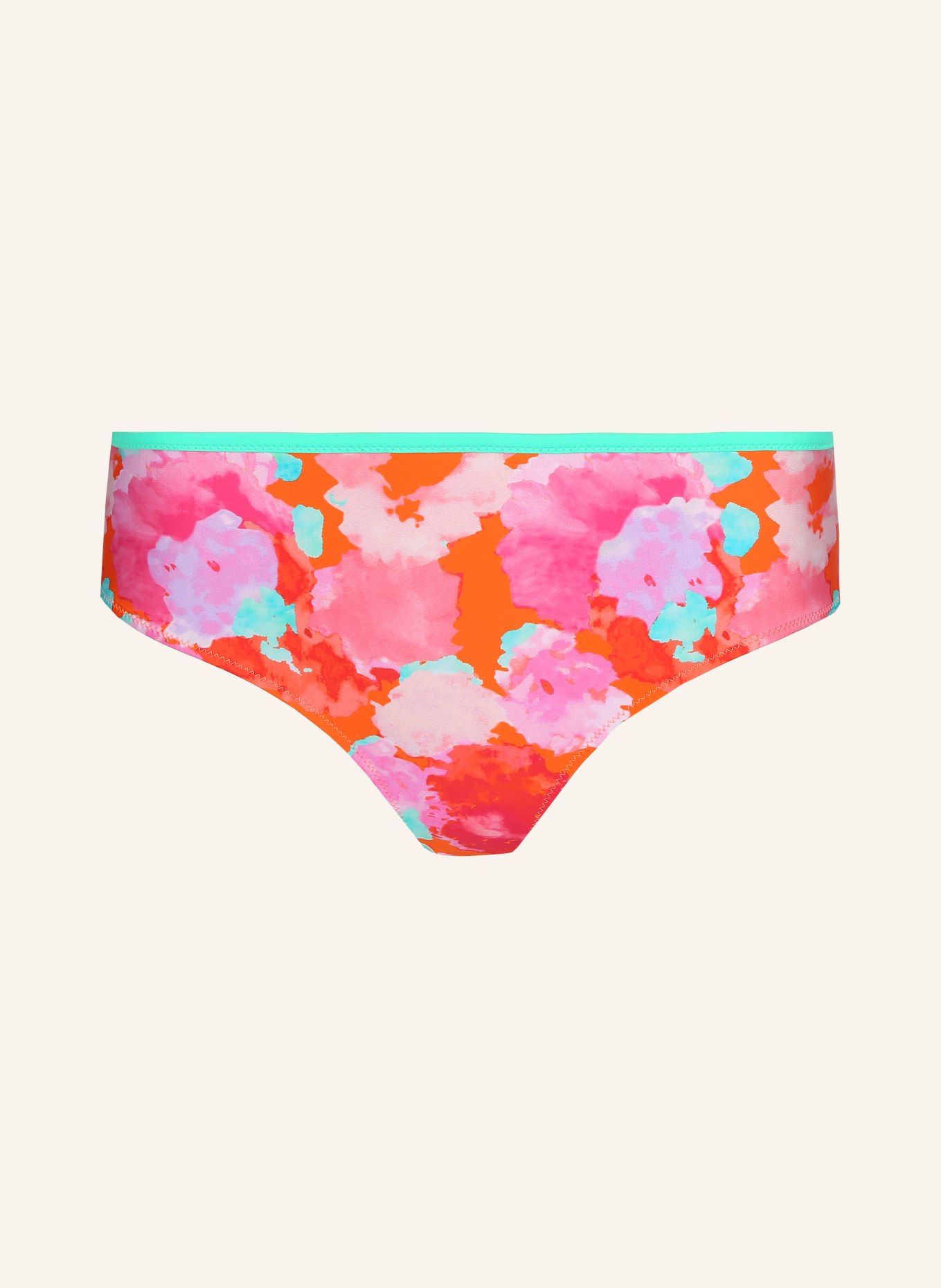 MARIE JO Brazilian bikini bottoms APOLLONIS, Color: PINK/ ORANGE/ LIGHT GREEN (Image 1)