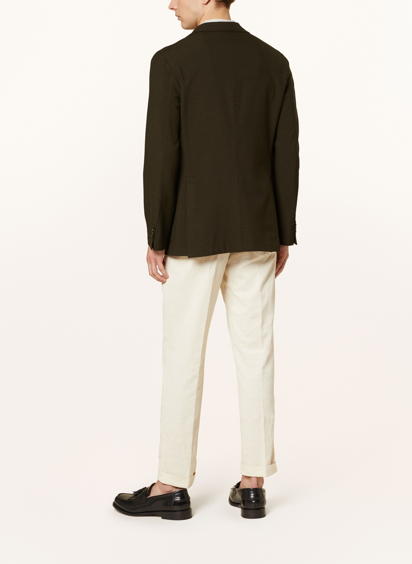 BOGLIOLI Tailored jacket slim fit, Color: OLIVE/ BLACK (Image 3)
