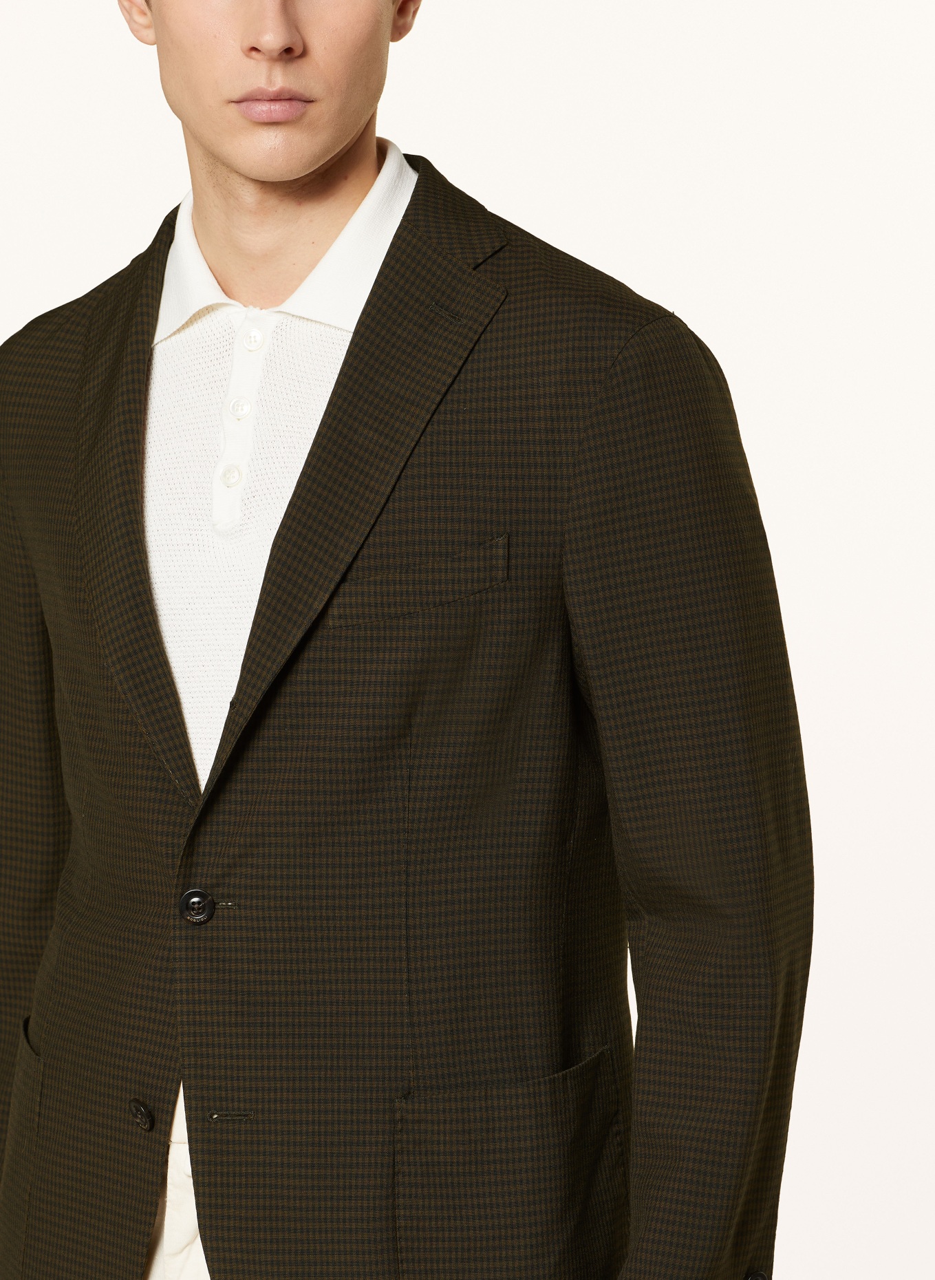 BOGLIOLI Tailored jacket slim fit, Color: OLIVE/ BLACK (Image 5)