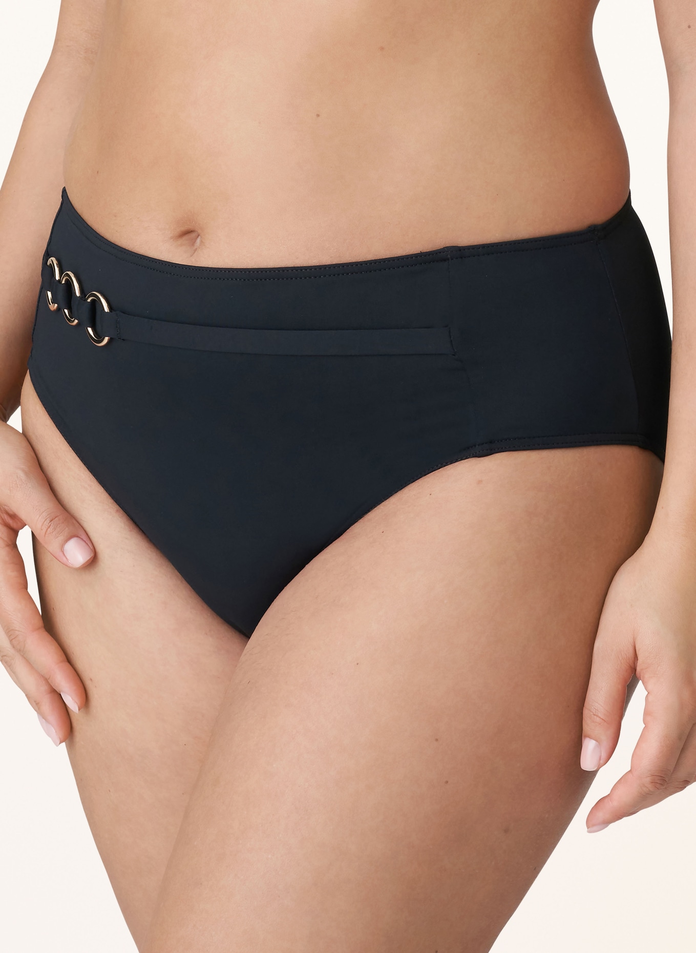 PrimaDonna High-waist bikini bottoms DAMIETTA, Color: BLACK (Image 4)