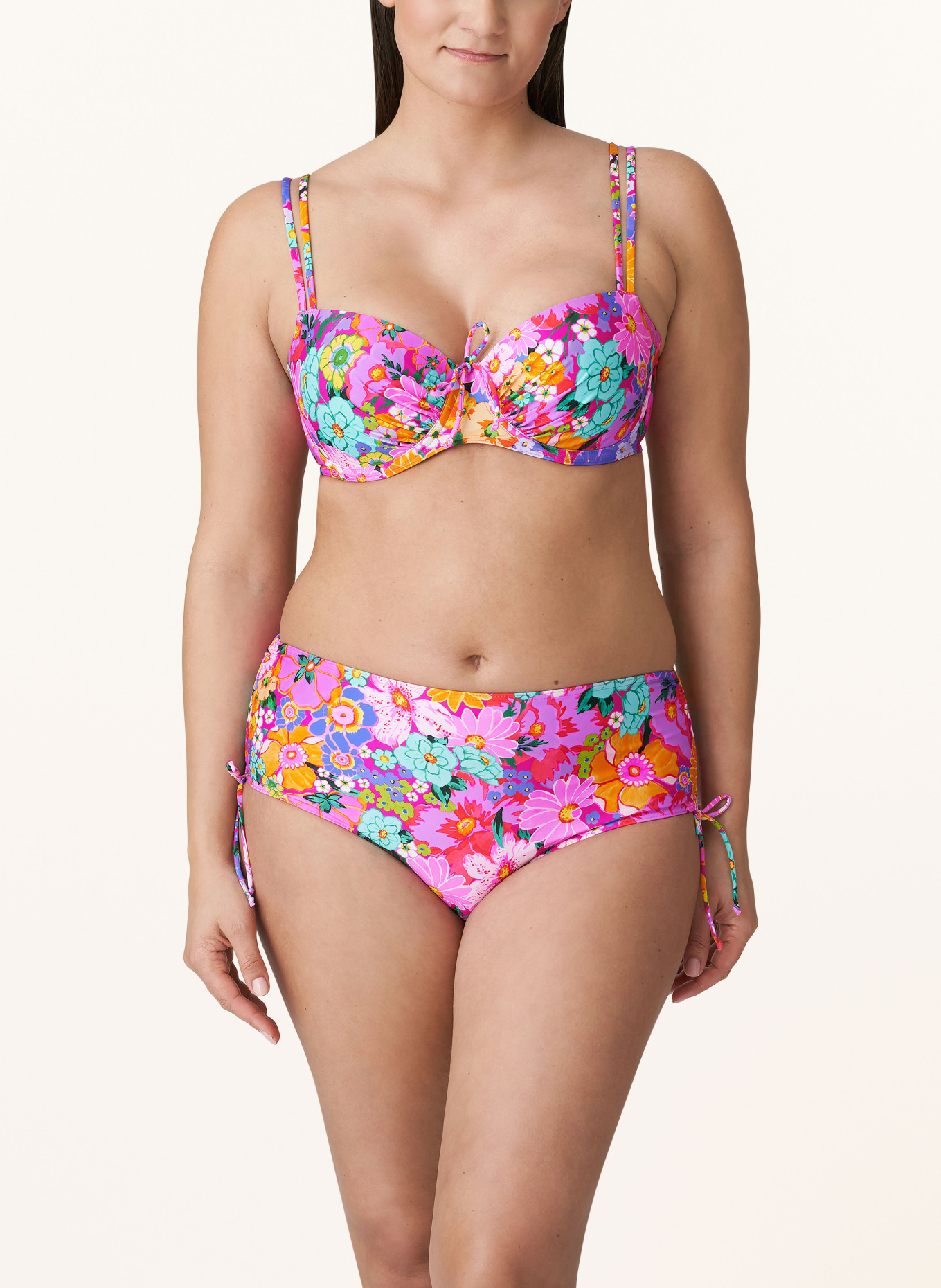 PrimaDonna High-Waist-Bikini-Hose NAJAC, Farbe: FUCHSIA/ MINT/ ROSA (Bild 2)