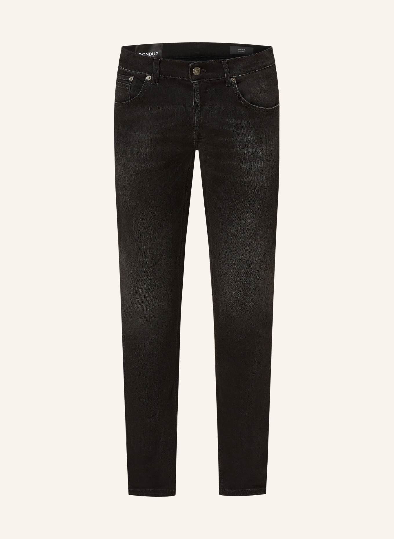 Dondup Skinny jeans RITCHIE, Color: 999 BLACK (Image 1)