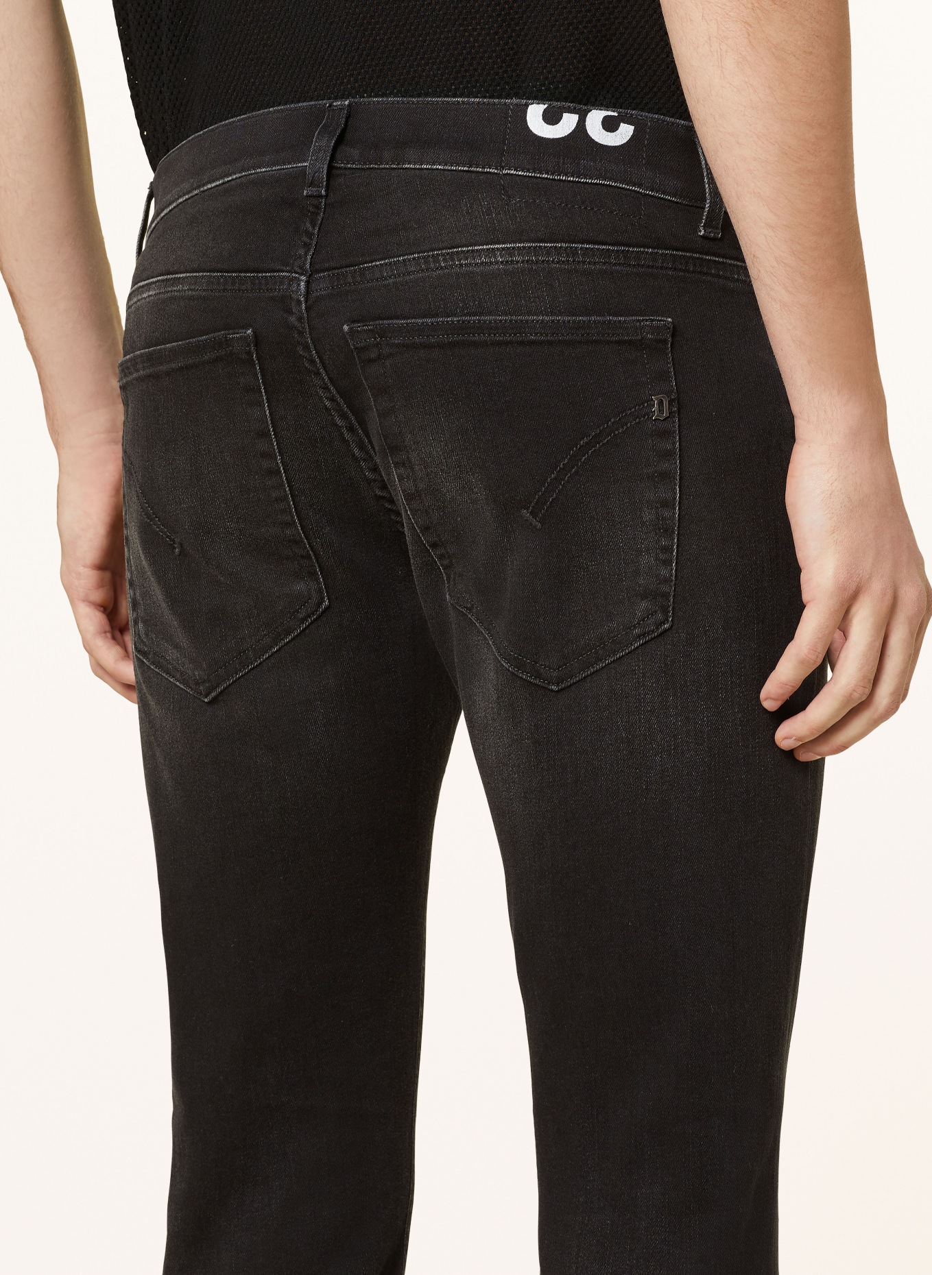 Dondup Skinny Jeans RITCHIE, Farbe: 999 BLACK (Bild 5)