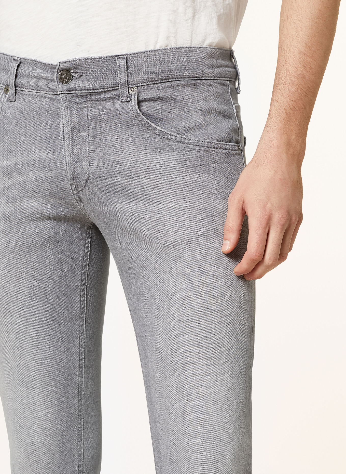 Dondup Jeans RITCHIE Skinny Ft, Farbe: 900 Light Grey (Bild 5)