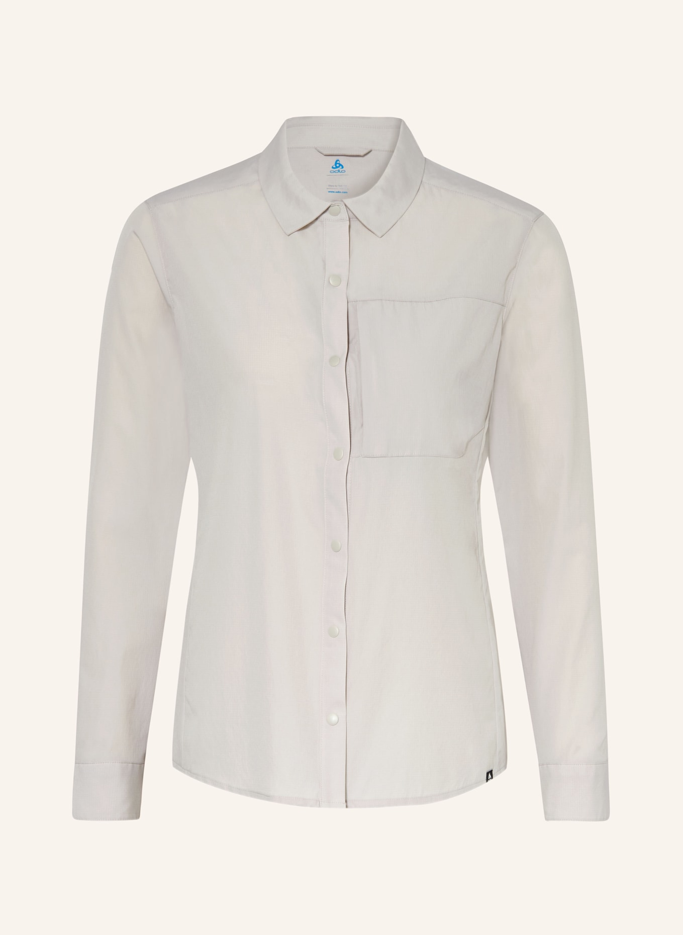 odlo Outdoor blouse ESSENTIAL, Color: LIGHT GRAY (Image 1)