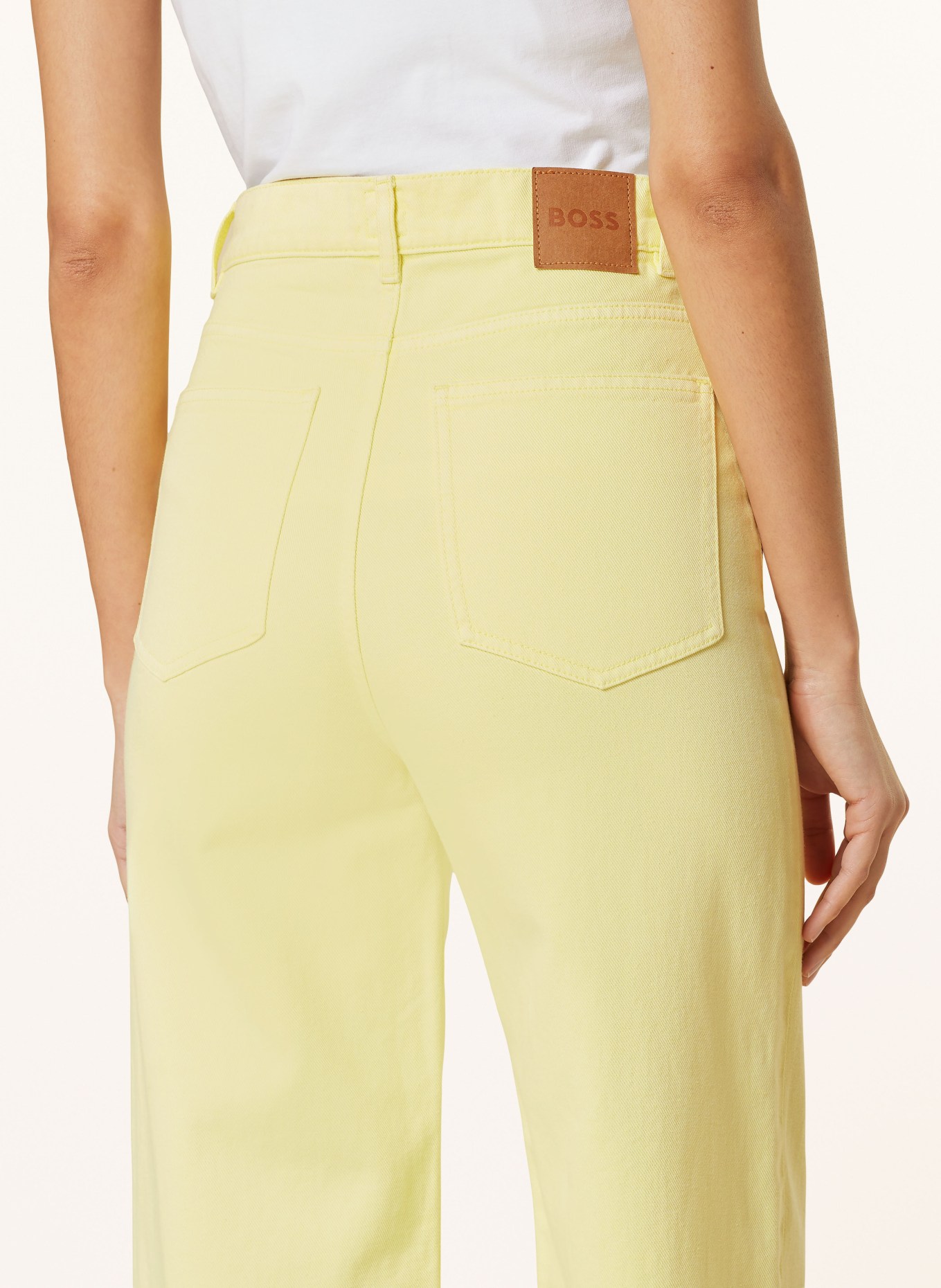 BOSS Straight Jeans TOLA, Farbe: 725 Medium Yellow (Bild 5)
