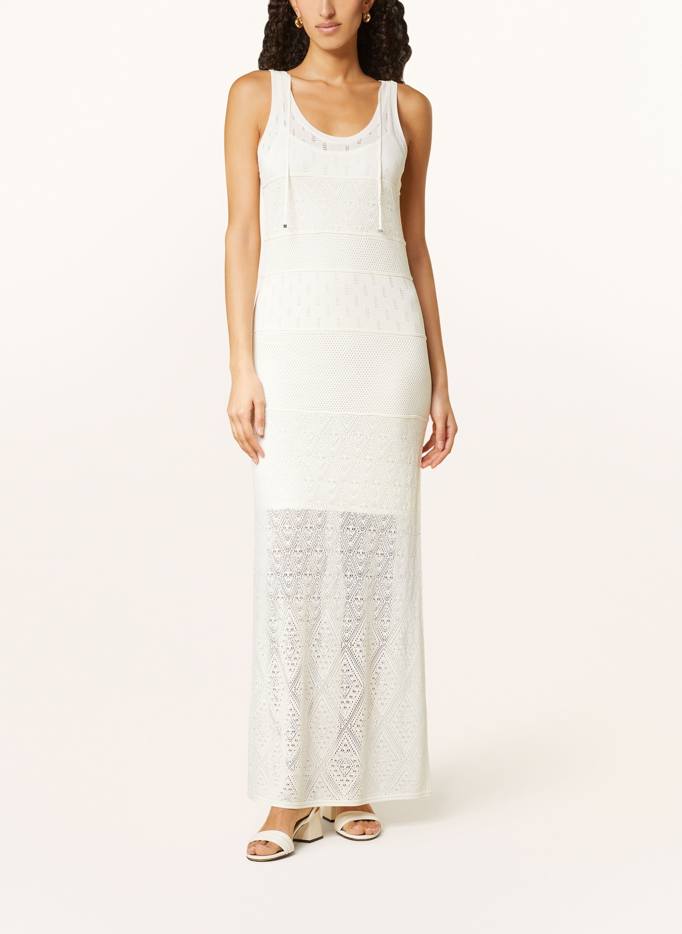 BOSS Mesh dress FEKONG, Color: WHITE (Image 2)
