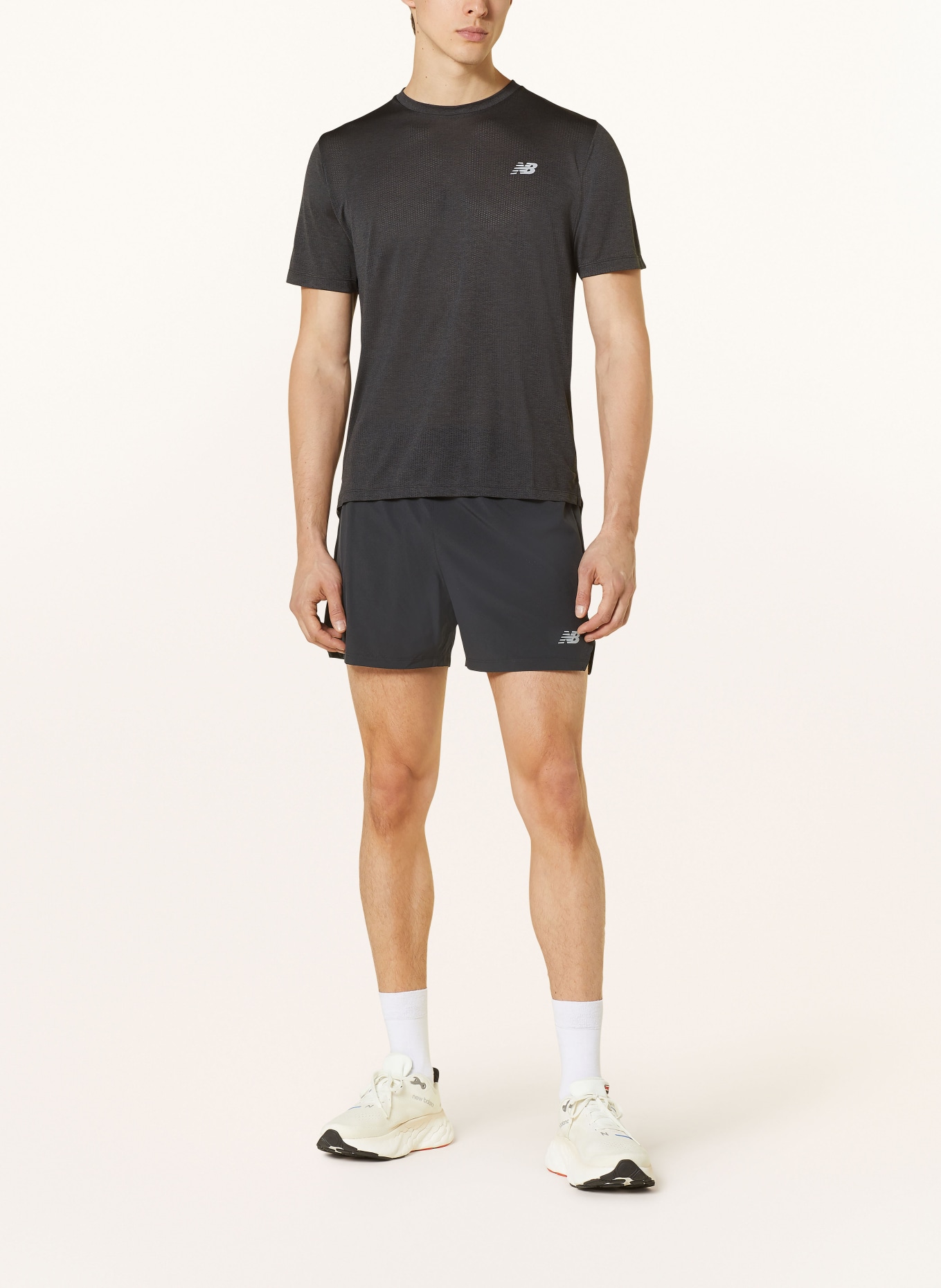 new balance 2-in-1 running shorts RC, Color: BLACK (Image 2)