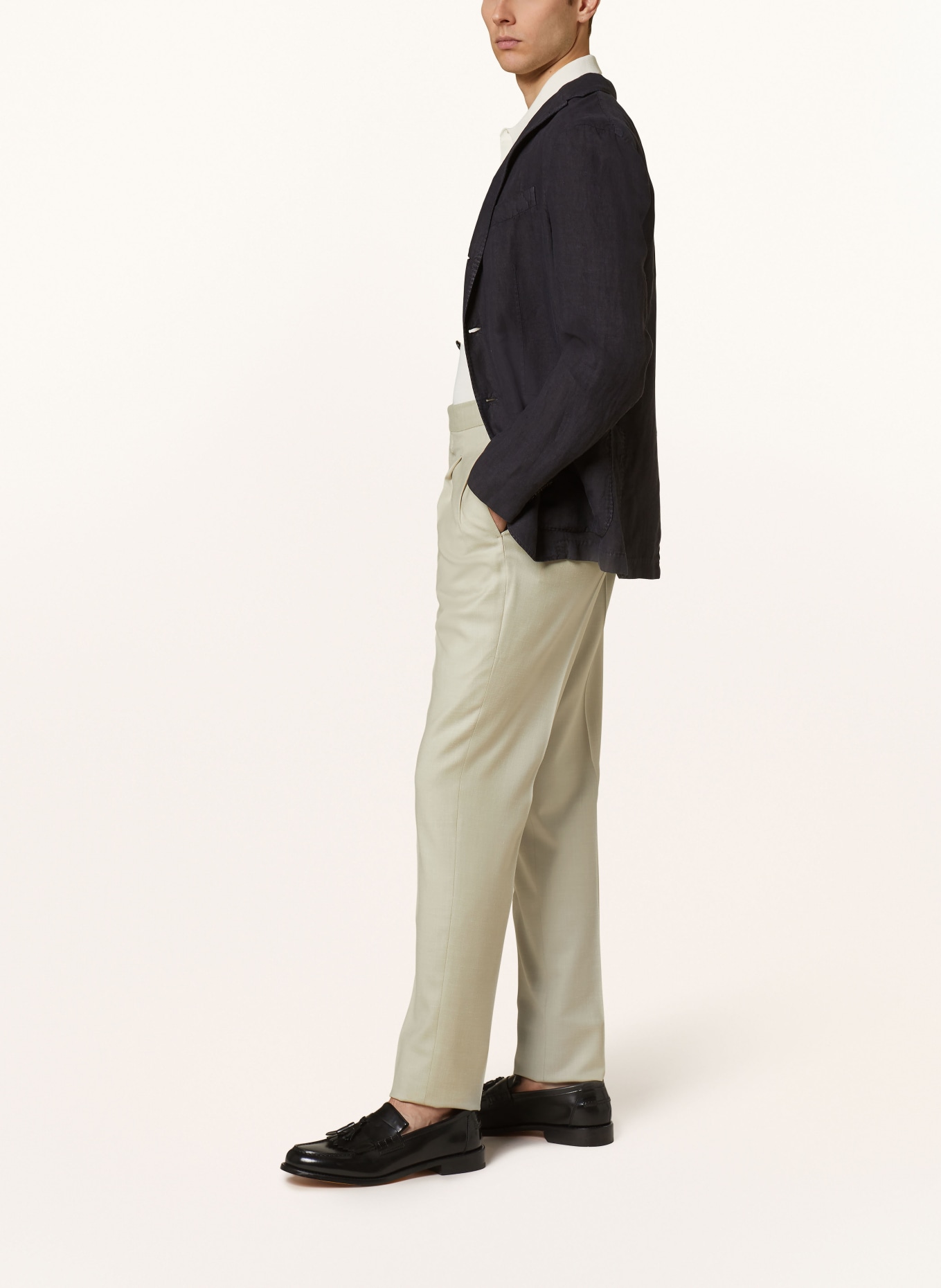 PT TORINO Chino kalhoty Extra Slim Fit, Barva: BÉŽOVÁ (Obrázek 4)