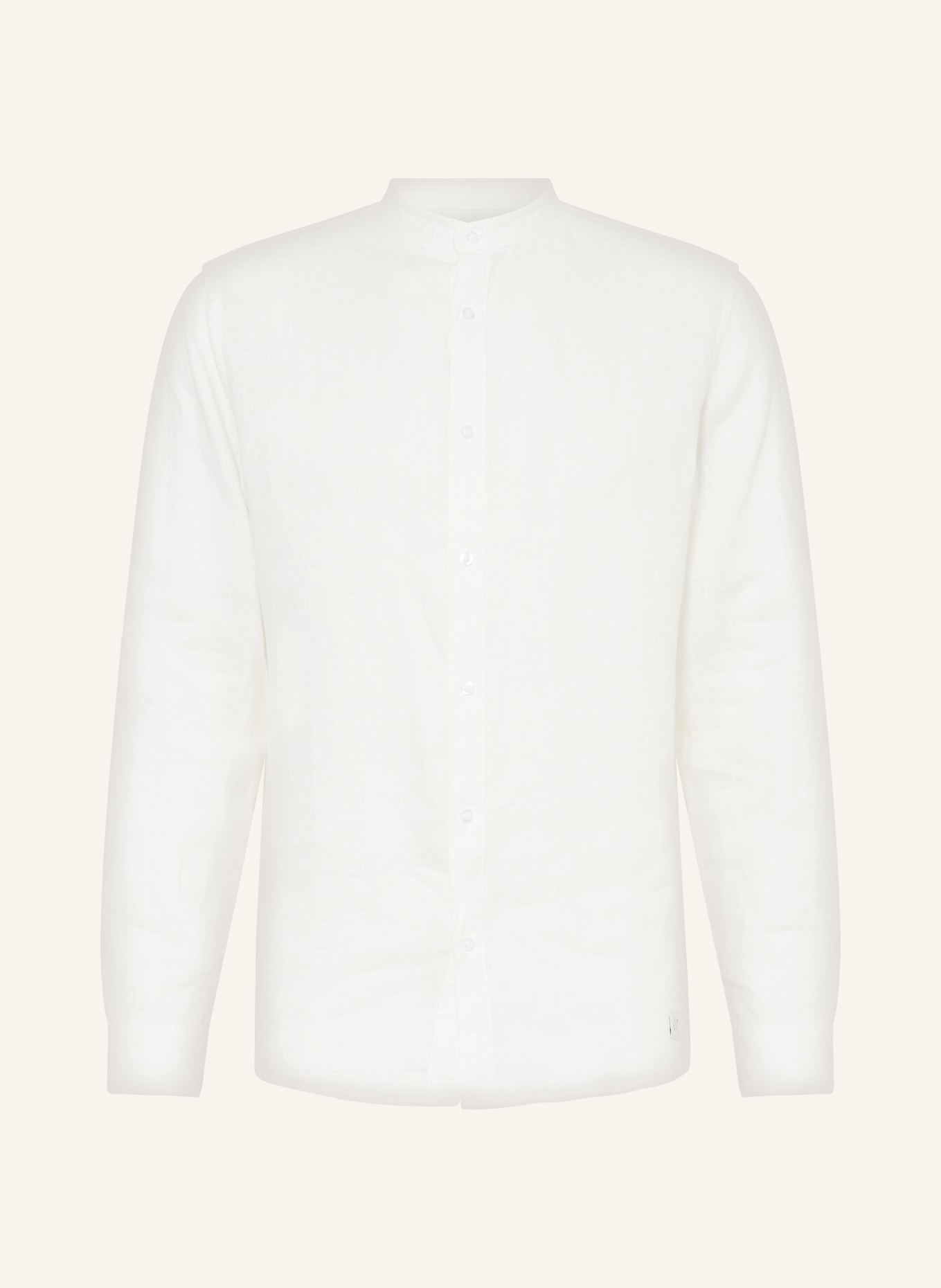 NOWADAYS Linen shirt comfort fit, Color: WHITE (Image 1)